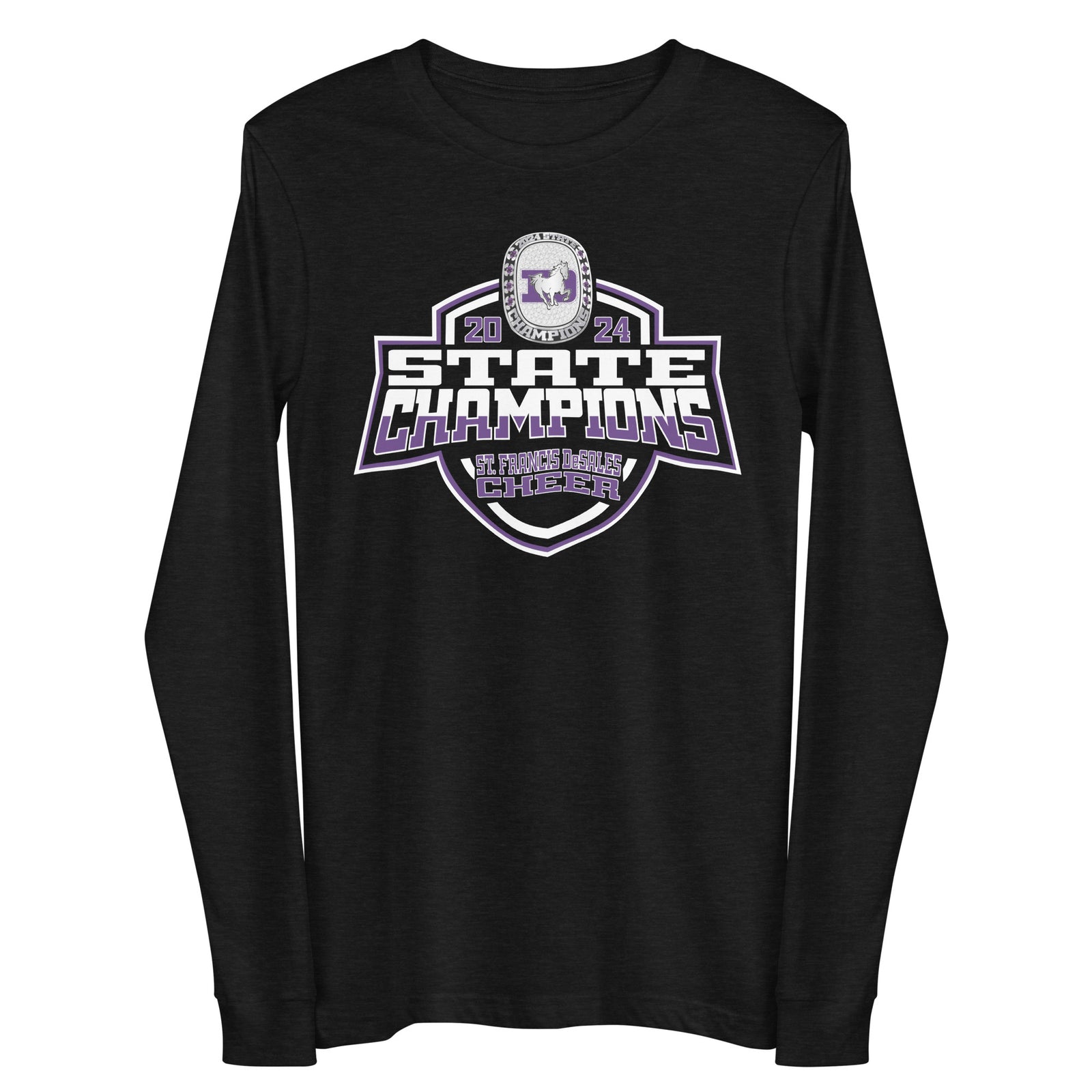 St. Francis DeSales High School Cheer 2024 Unisex Long Sleeve Tee