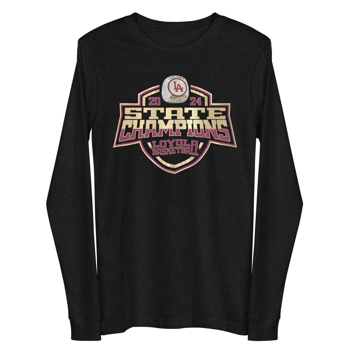 Loyola Academy Basketball -Women's 2024 Unisex Long Sleeve Tee