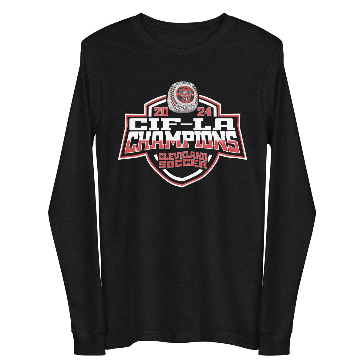 Grover Cleveland High School Soccer -Women's 2024 Unisex Long Sleeve Tee