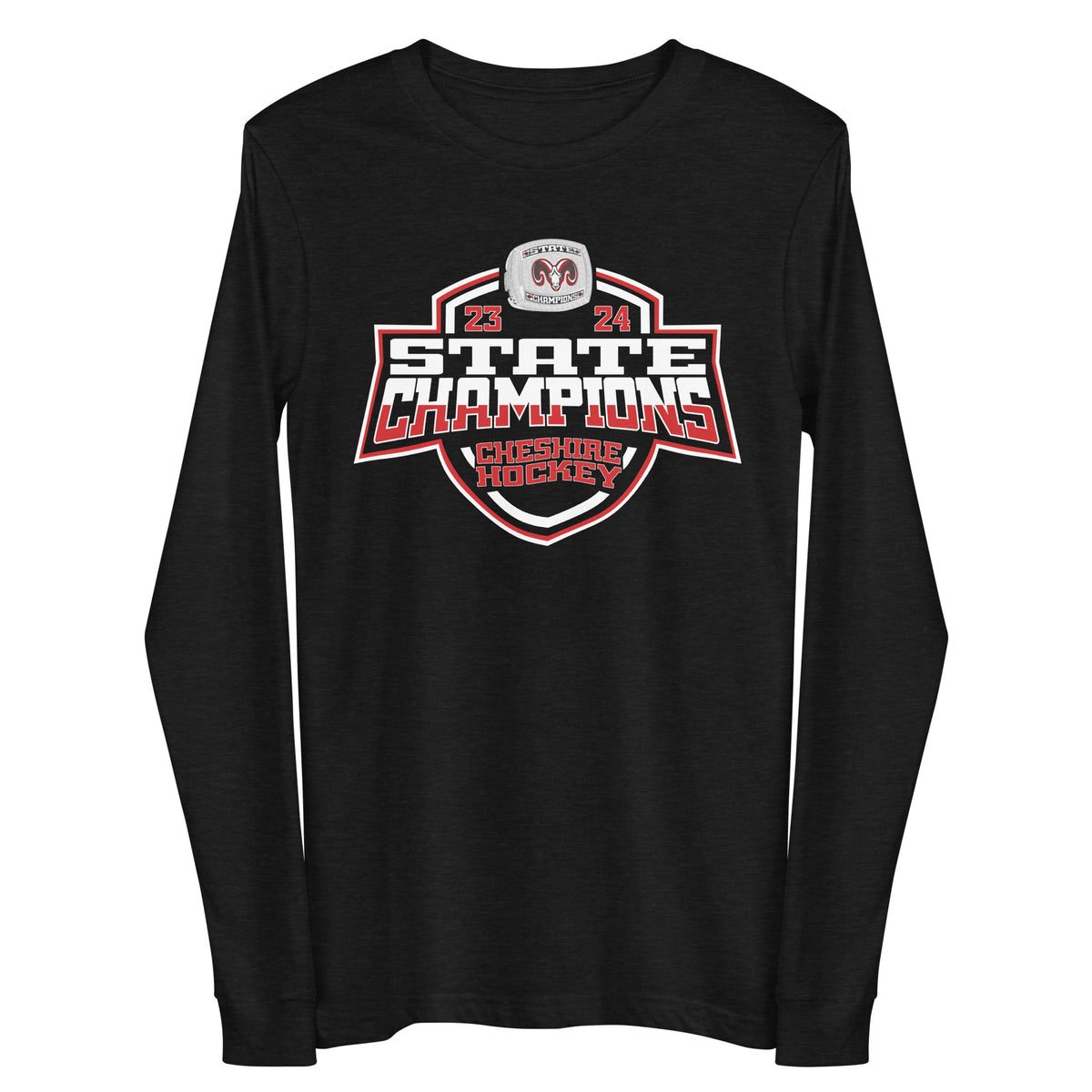 Cheshire High School Hockey -Men's 2024 Unisex Long Sleeve Tee