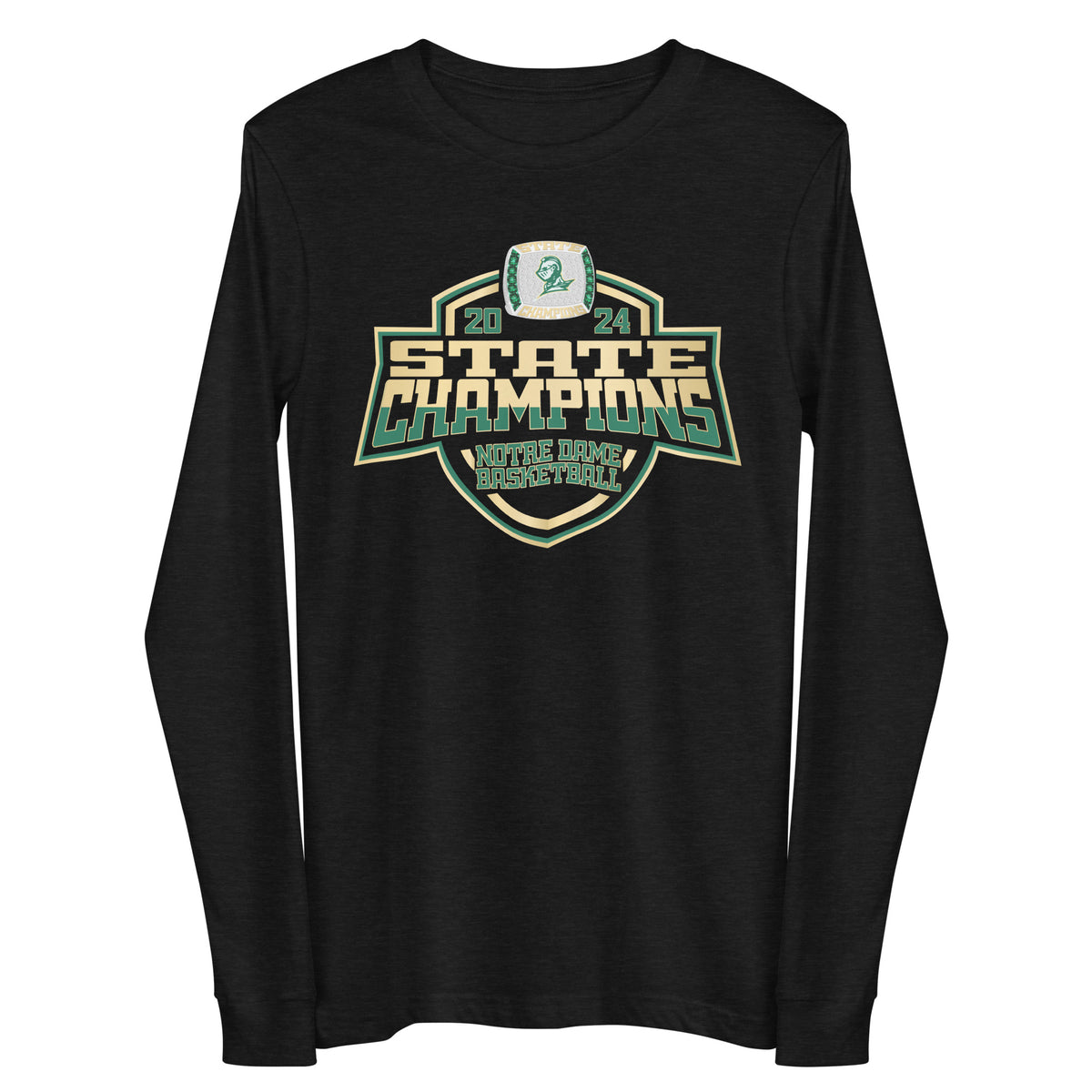 Notre Dame High School Basketball -Men's 2024 Unisex Long Sleeve Tee