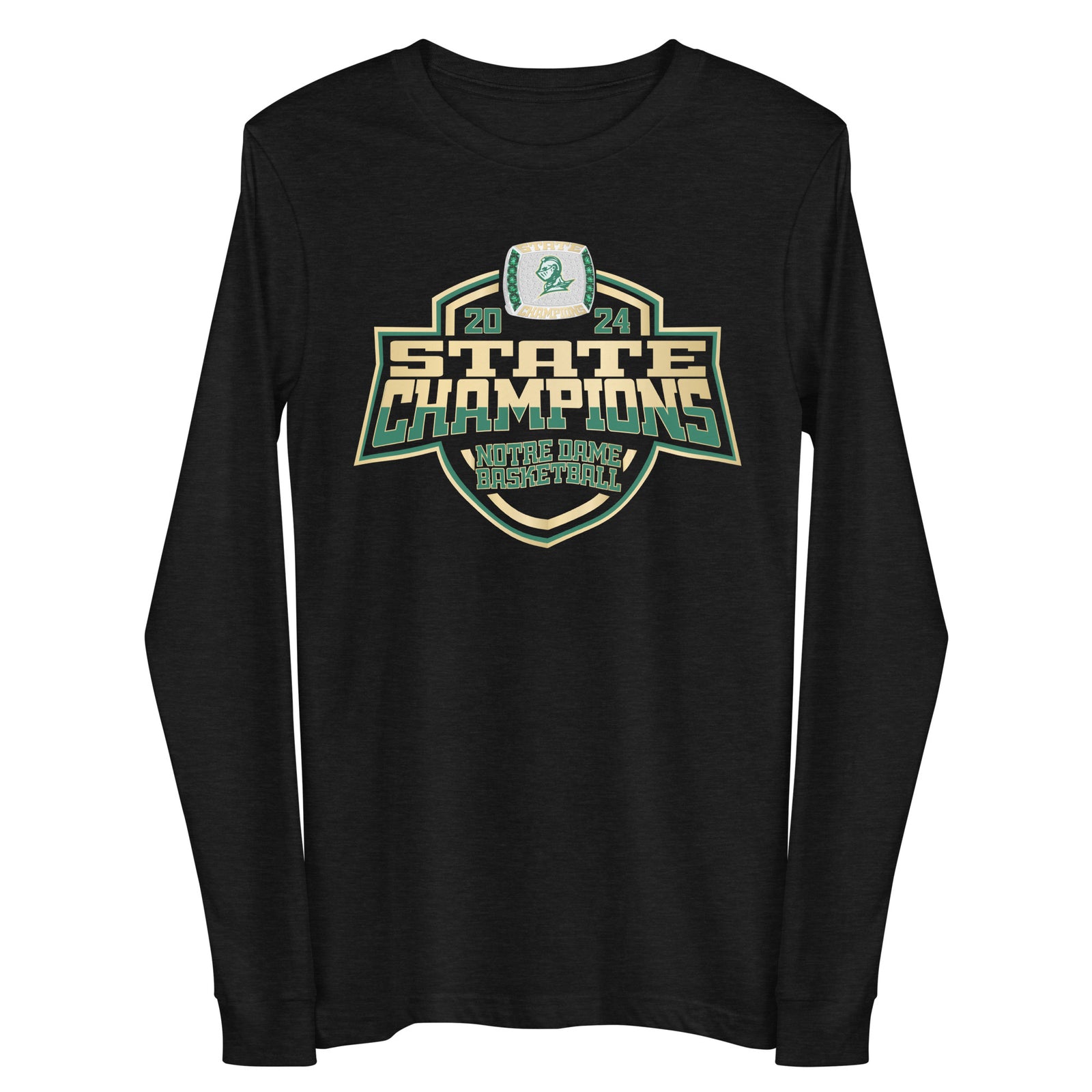 Notre Dame High School Basketball -Men's 2024 Unisex Long Sleeve Tee