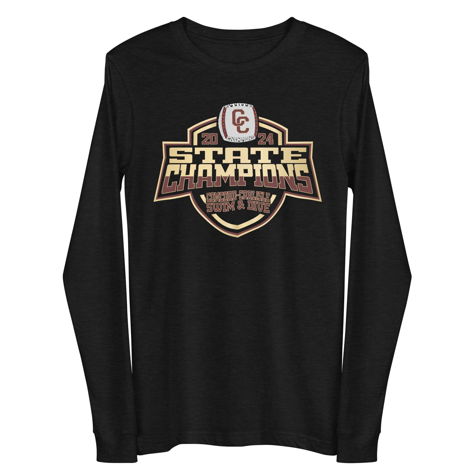 Concord-Carlisle High School Swimming & Diving 2024 Unisex Long Sleeve Tee