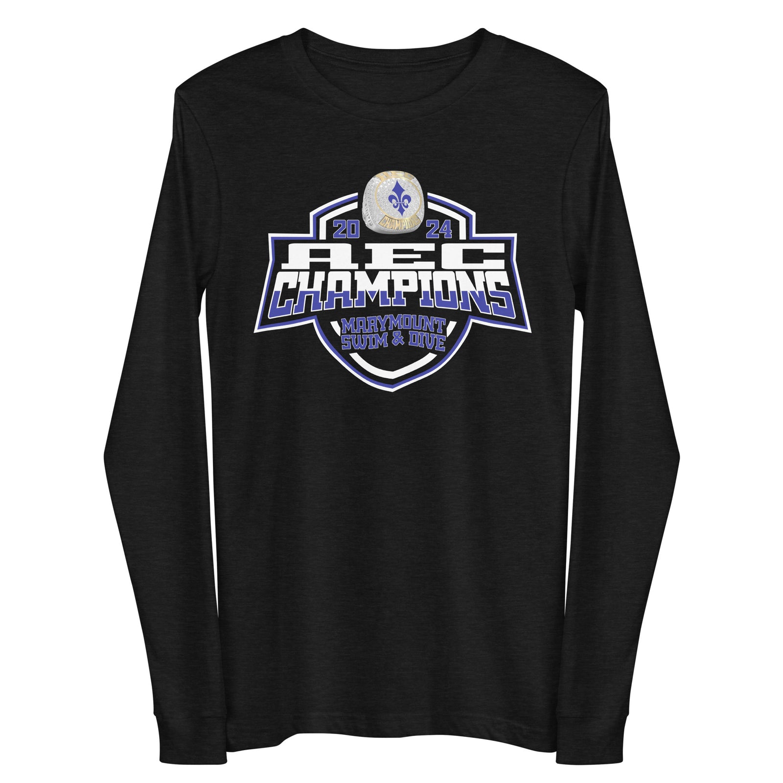 Marymount University Swimming & Diving 2024 Unisex Long Sleeve Tee