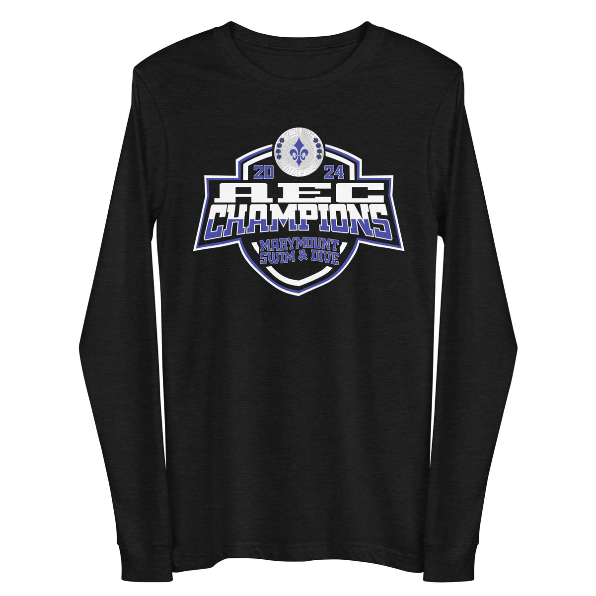 Marymount University Swimming &amp; Diving 2024 Unisex Long Sleeve Tee
