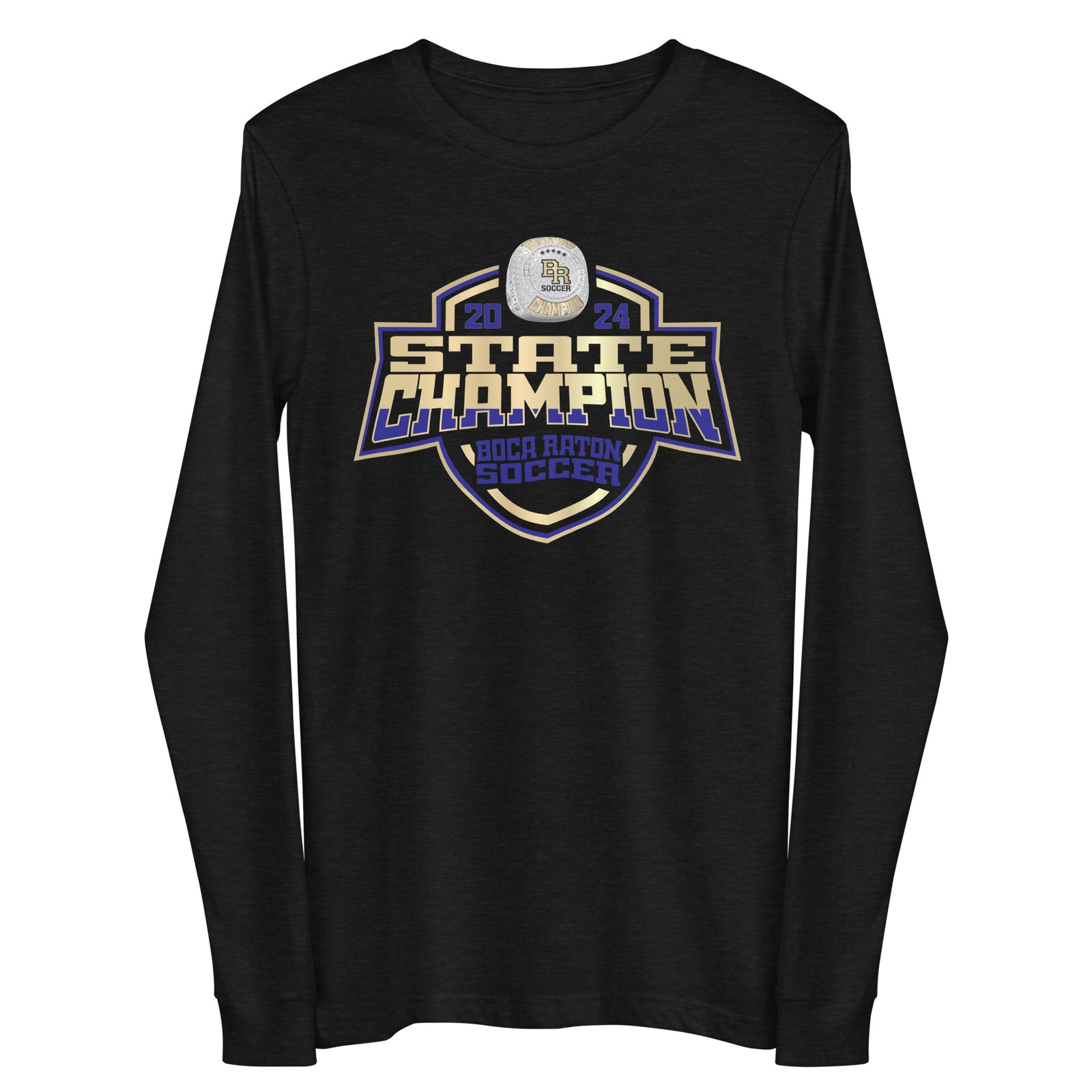 Boca Raton Community High School Soccer -Men's 2024 Unisex Long Sleeve Tee