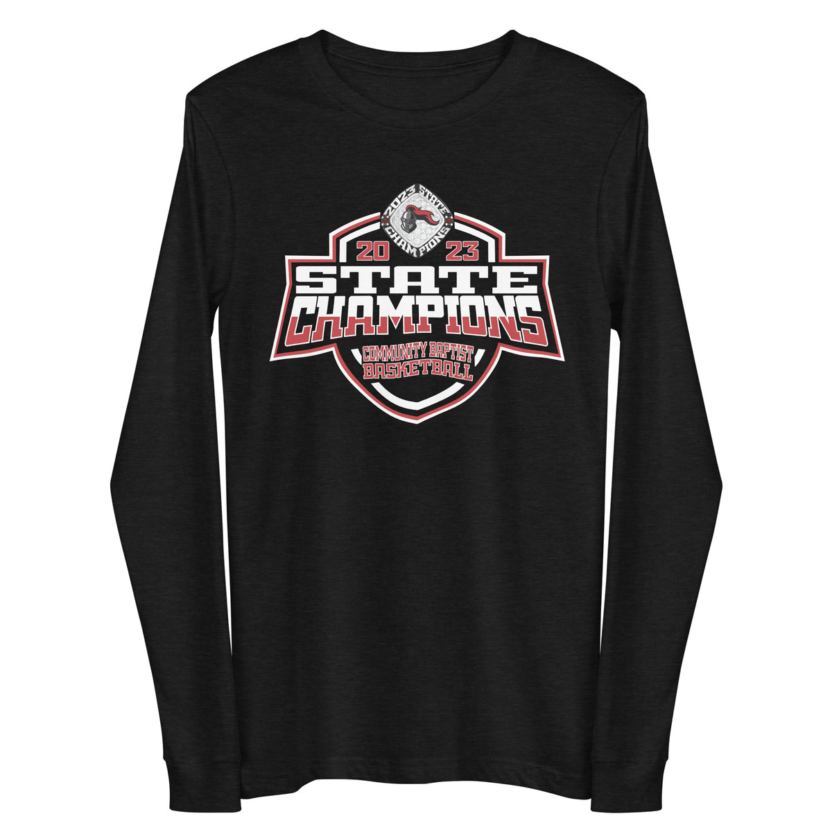 Community Baptist Schools Basketball 2024 Unisex Long Sleeve Tee