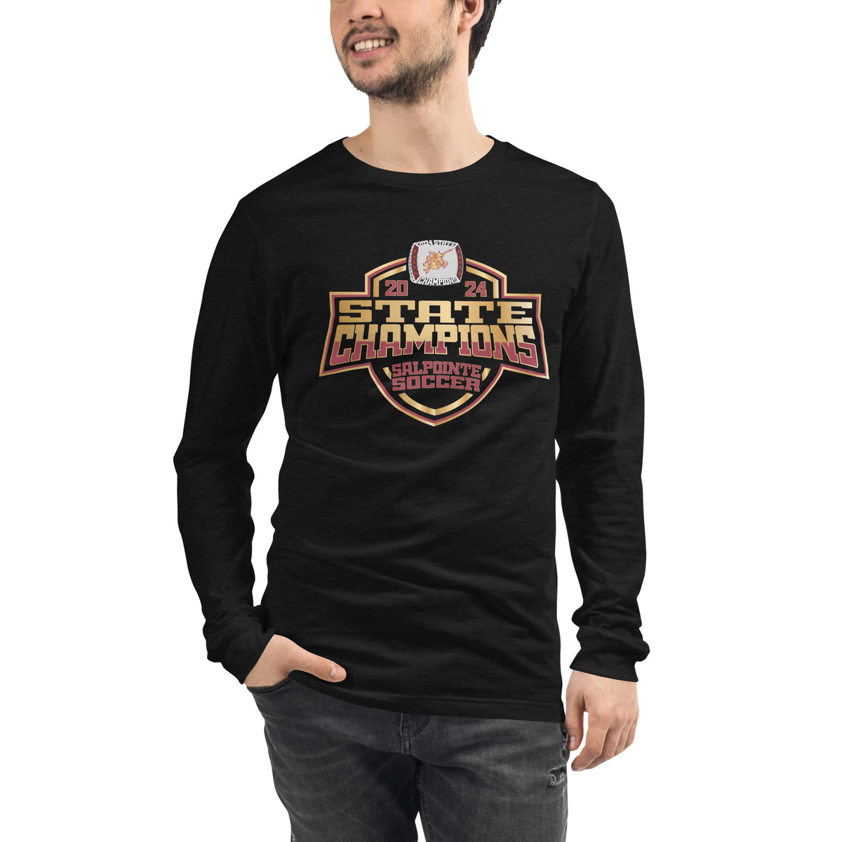 Salpointe Catholic High School Soccer -Men's 2024 Unisex Long Sleeve Tee