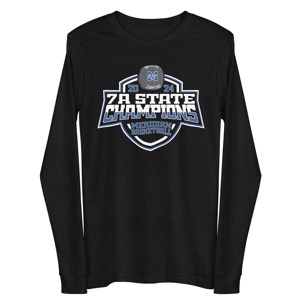 Meridian High School Basketball -Men's 2024 Unisex Long Sleeve Tee