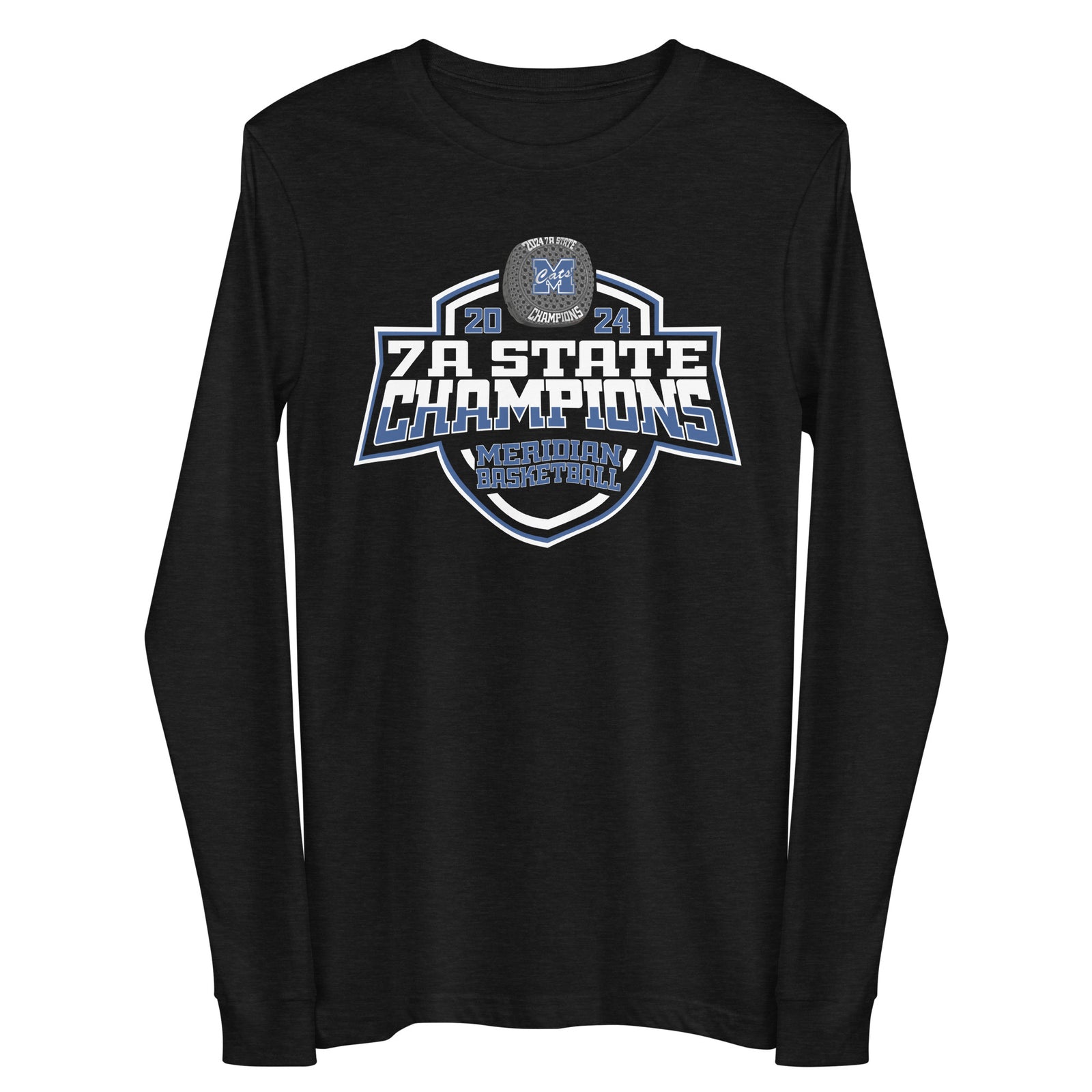 Meridian High School Basketball -Men's 2024 Unisex Long Sleeve Tee