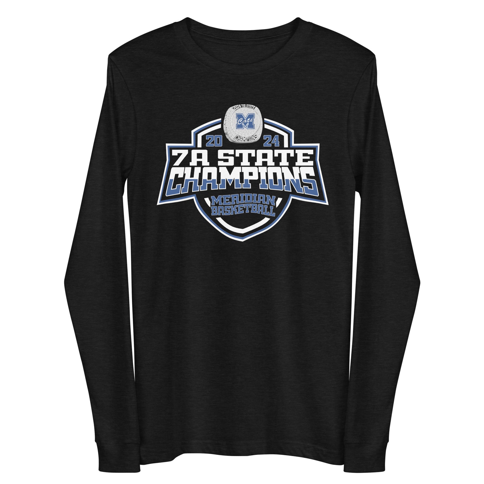 Meridian High School Basketball -Men's 2024 Unisex Long Sleeve Tee