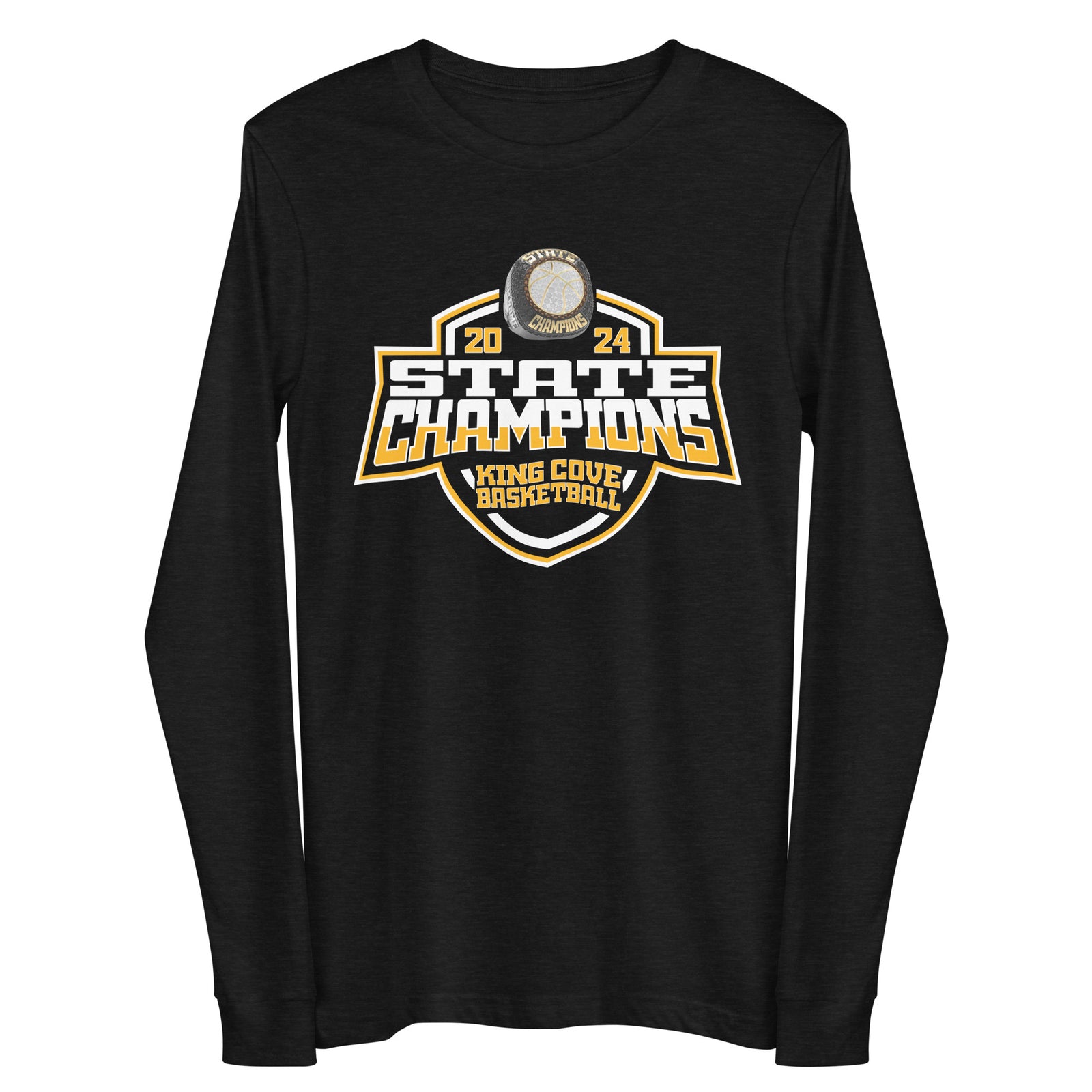 King Cove High School Basketball -Men's 2024 Unisex Long Sleeve Tee