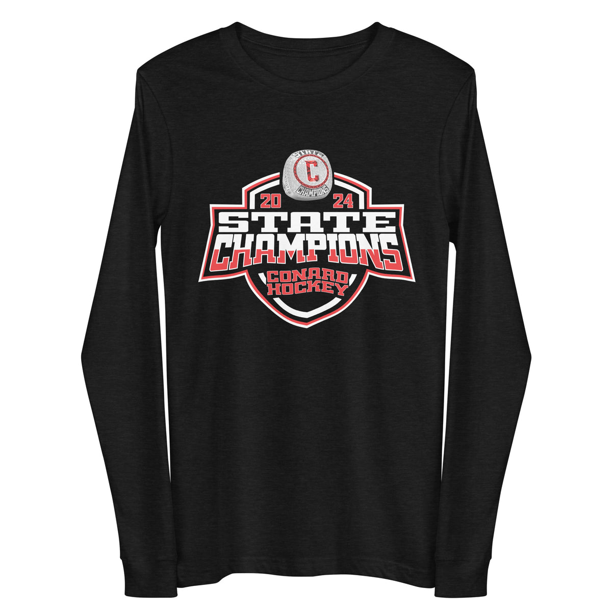 Conard High School Hockey -Men's 2024 Unisex Long Sleeve Tee
