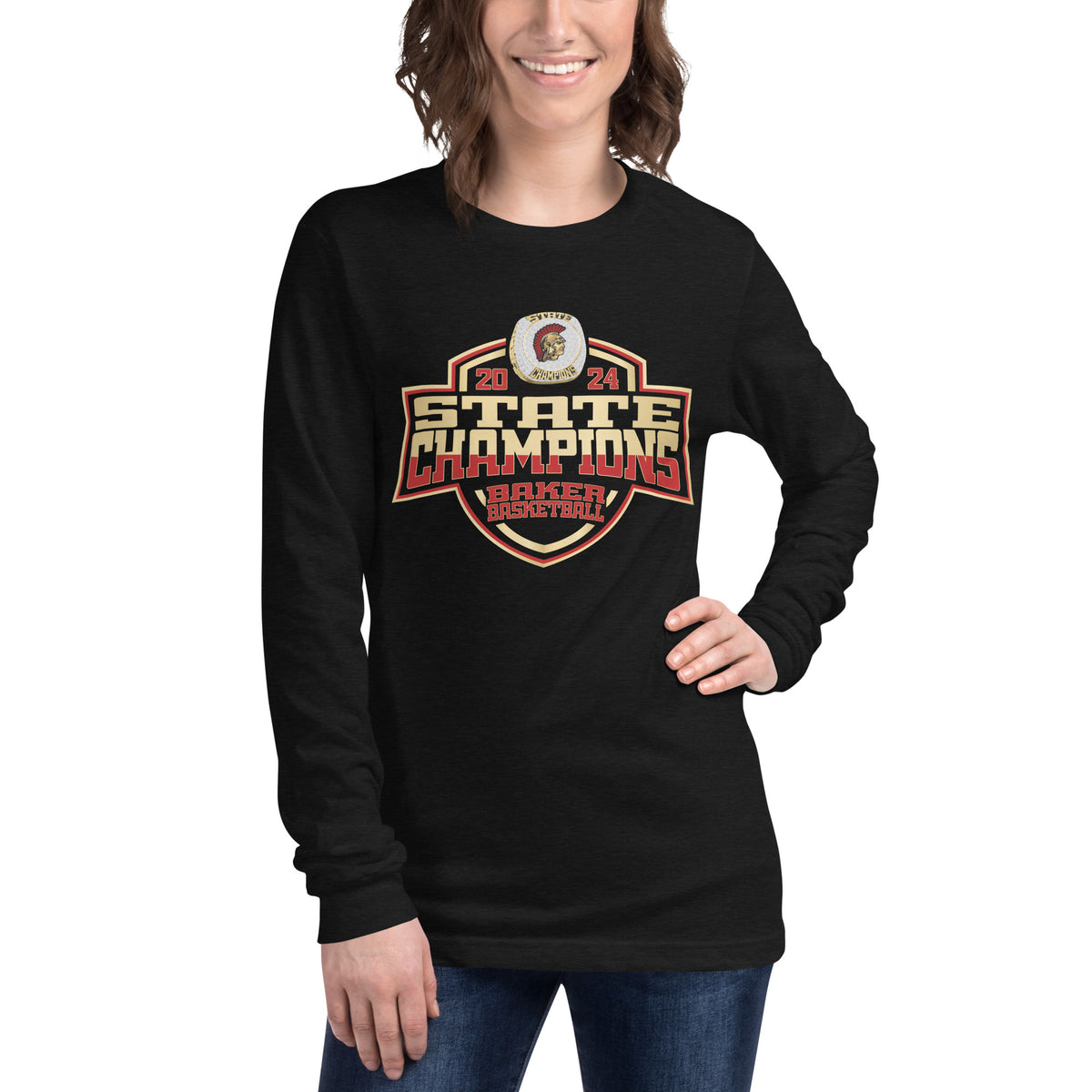 Baker High School Basketball -Women's 2024 Unisex Long Sleeve Tee