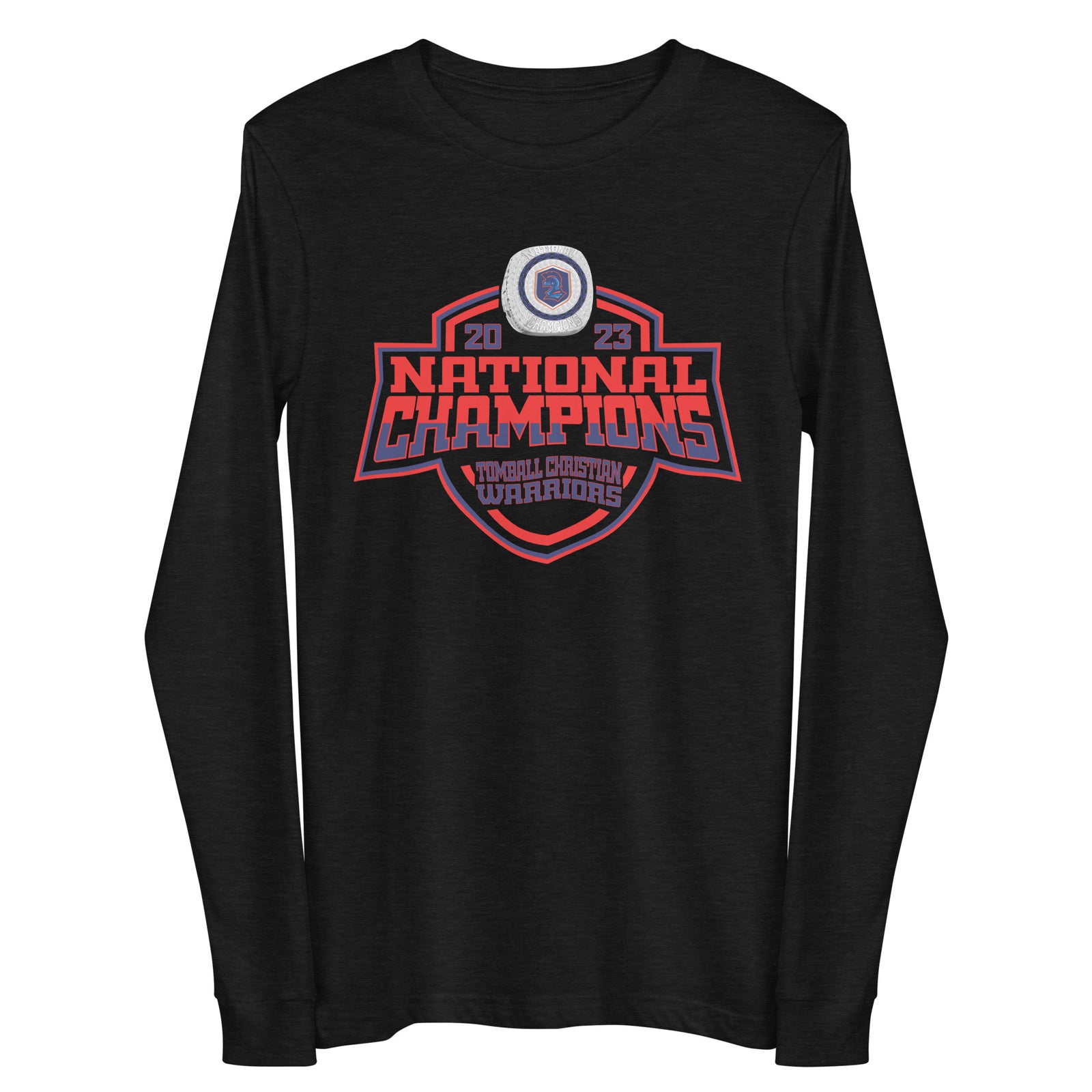 Tomball Christian Warriors Football 2023 Unisex Long Sleeve Tee
