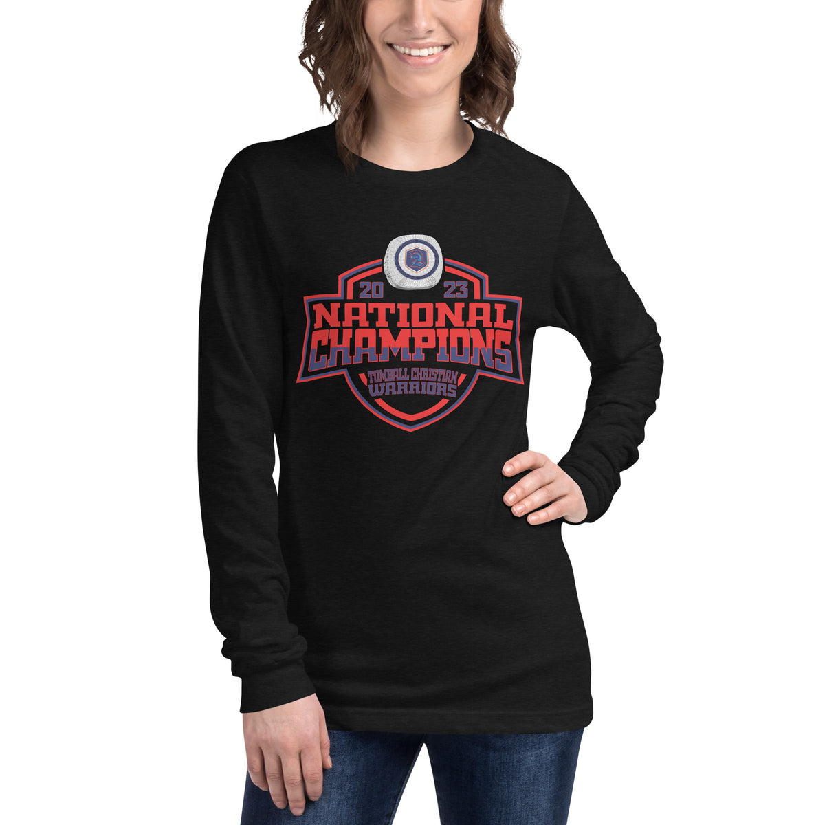 Tomball Christian Warriors Football 2023 Unisex Long Sleeve Tee