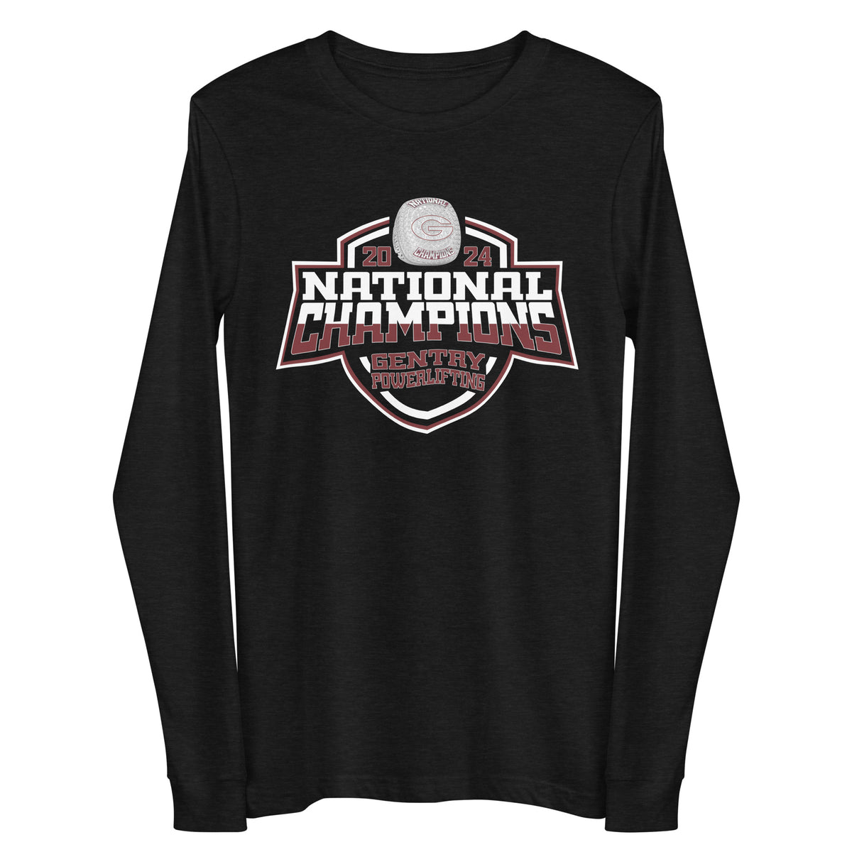 Gentry High School Powerlifting 2024 Unisex Long Sleeve Tee