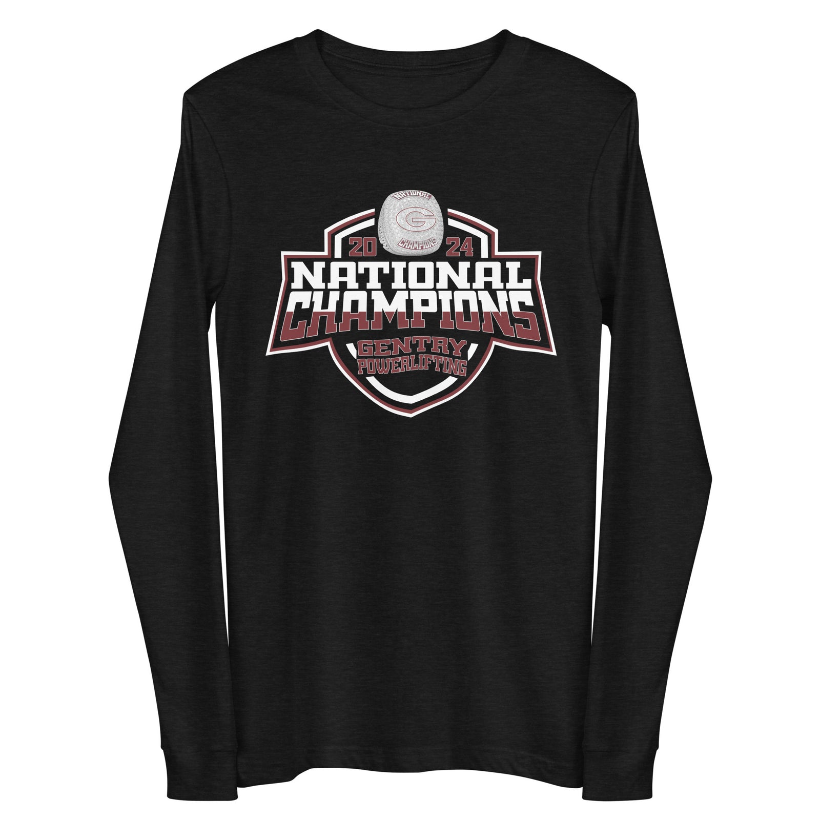 Gentry High School Powerlifting 2024 Unisex Long Sleeve Tee