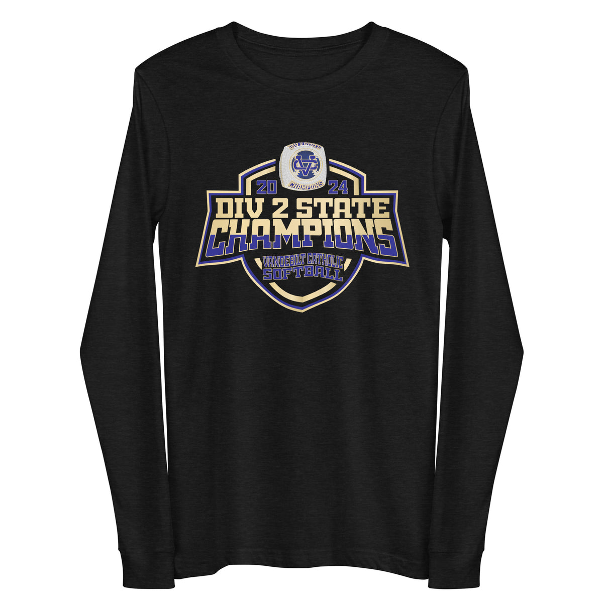 Vandebilt Catholic School Softball - Women's 2024 Unisex Long Sleeve Tee
