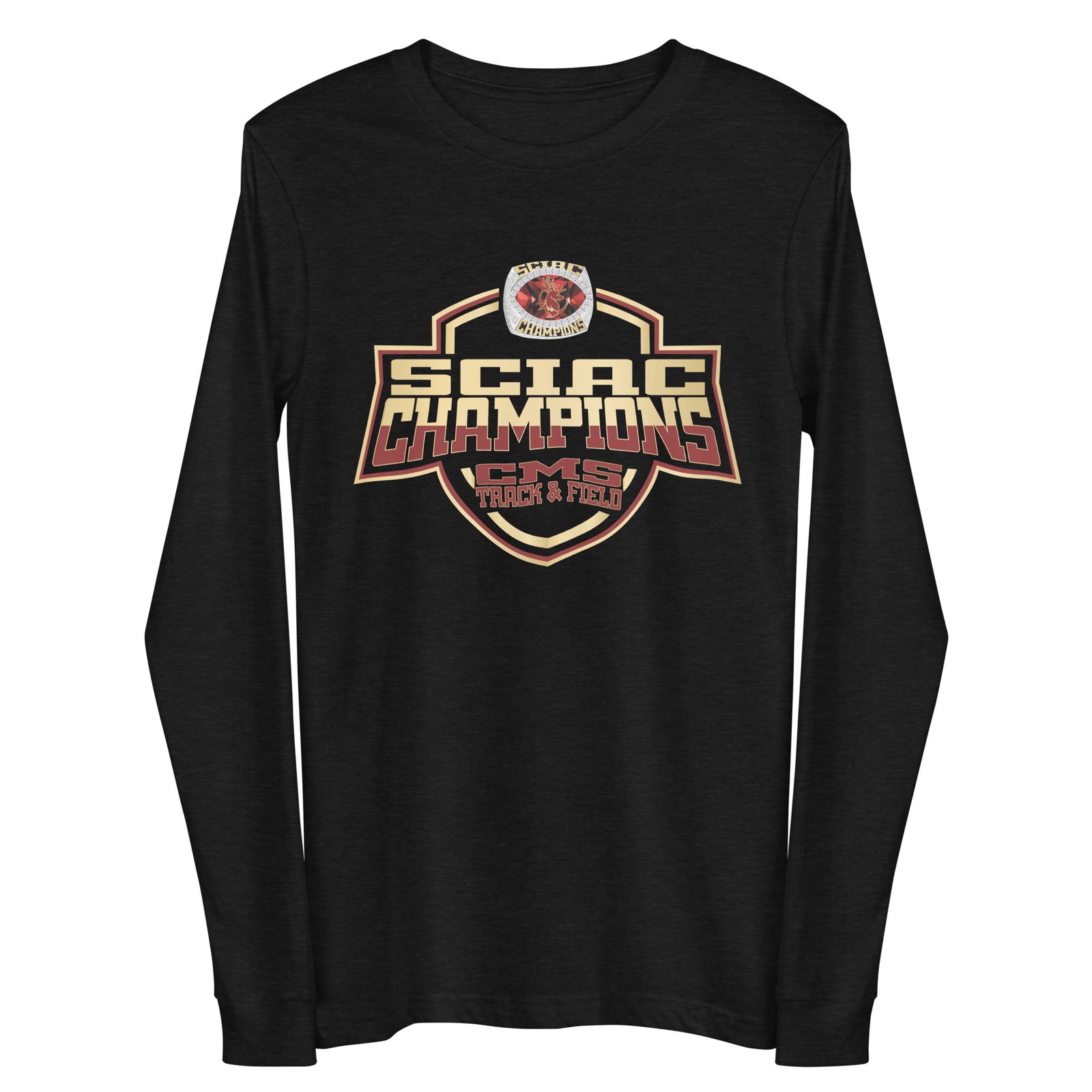 Claremont-Mudd-Scripps College Track & Field -Coed 2024 Unisex Long Sleeve Tee