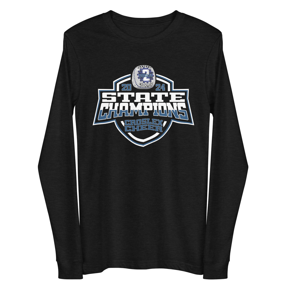Croswell-Lexington High School Cheer 2024 Unisex Long Sleeve Tee