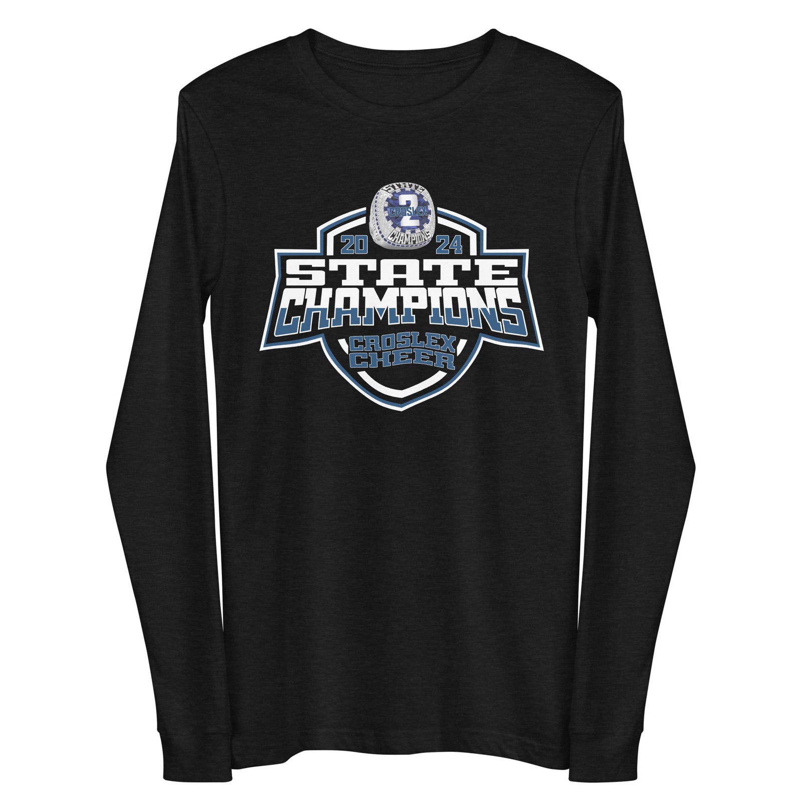 Croswell-Lexington High School Cheer 2024 Unisex Long Sleeve Tee