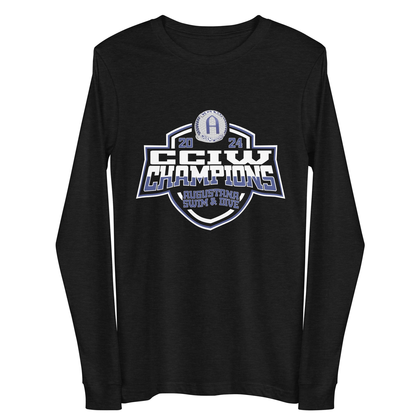 Augustana College Swimming & Diving 2024 Unisex Long Sleeve Tee