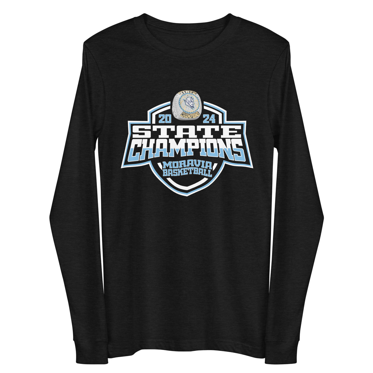 Moravia High School Basketball -Women's 2024 Unisex Long Sleeve Tee