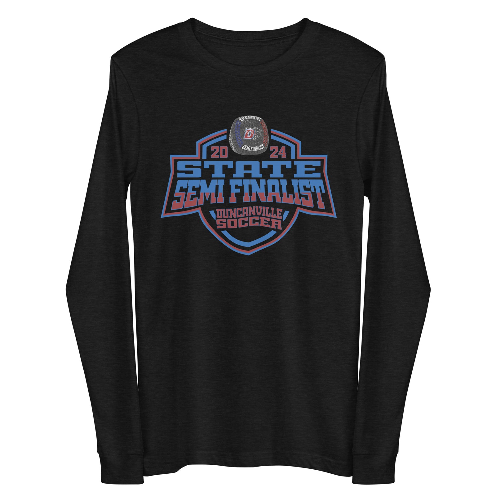 Duncanville High School Soccer -Men's 2024 Unisex Long Sleeve Tee