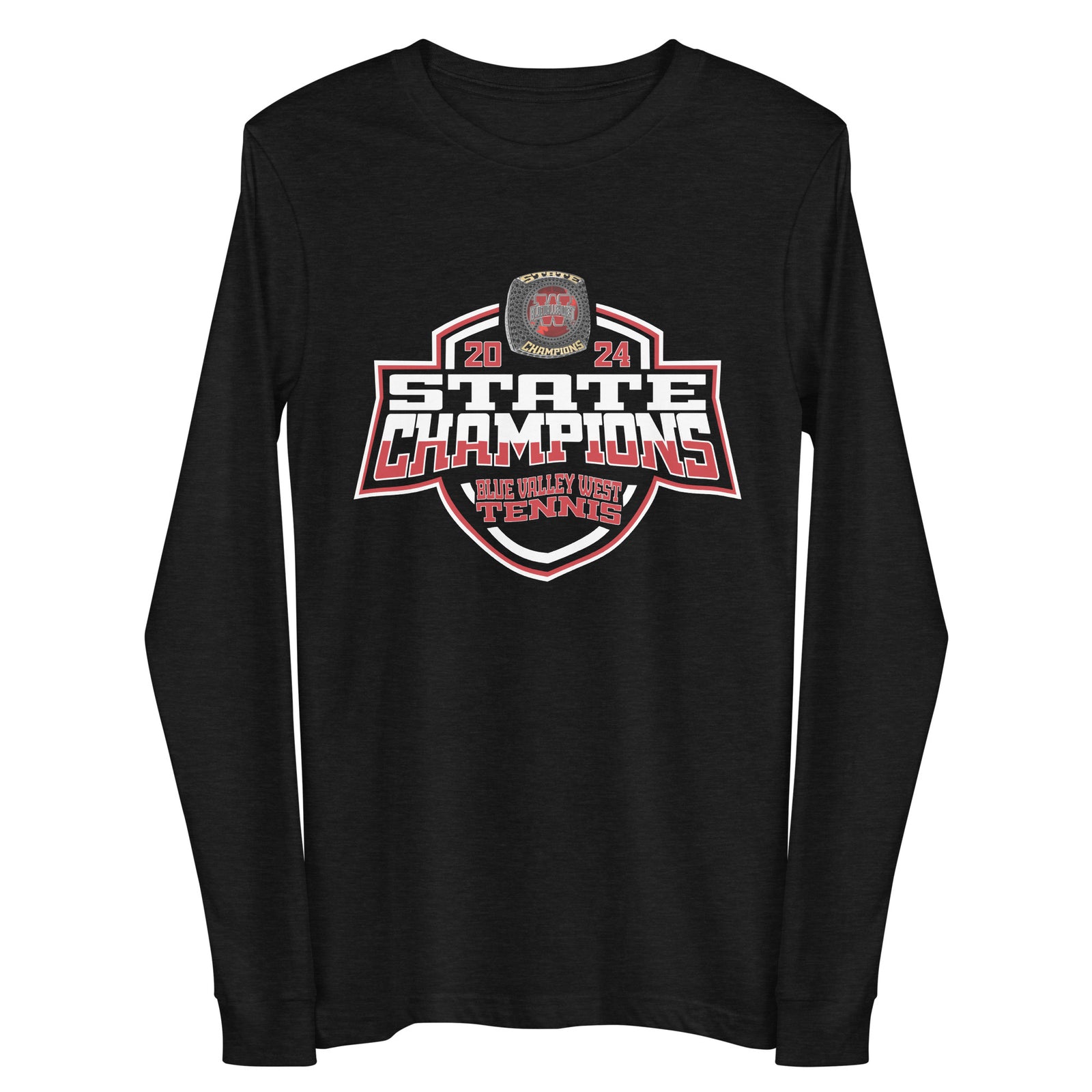 Blue Valley West High School Tennis -Men's 2024 Unisex Long Sleeve Tee