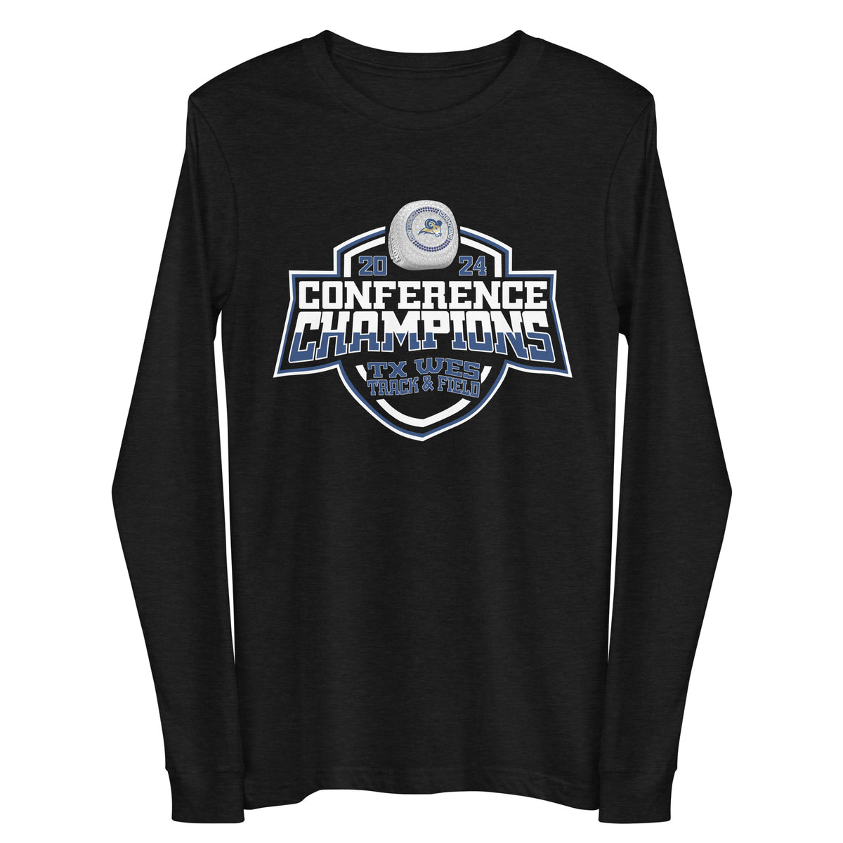 Texas Wesleyan University Track &amp; Field -Coed 2024 Unisex Long Sleeve Tee