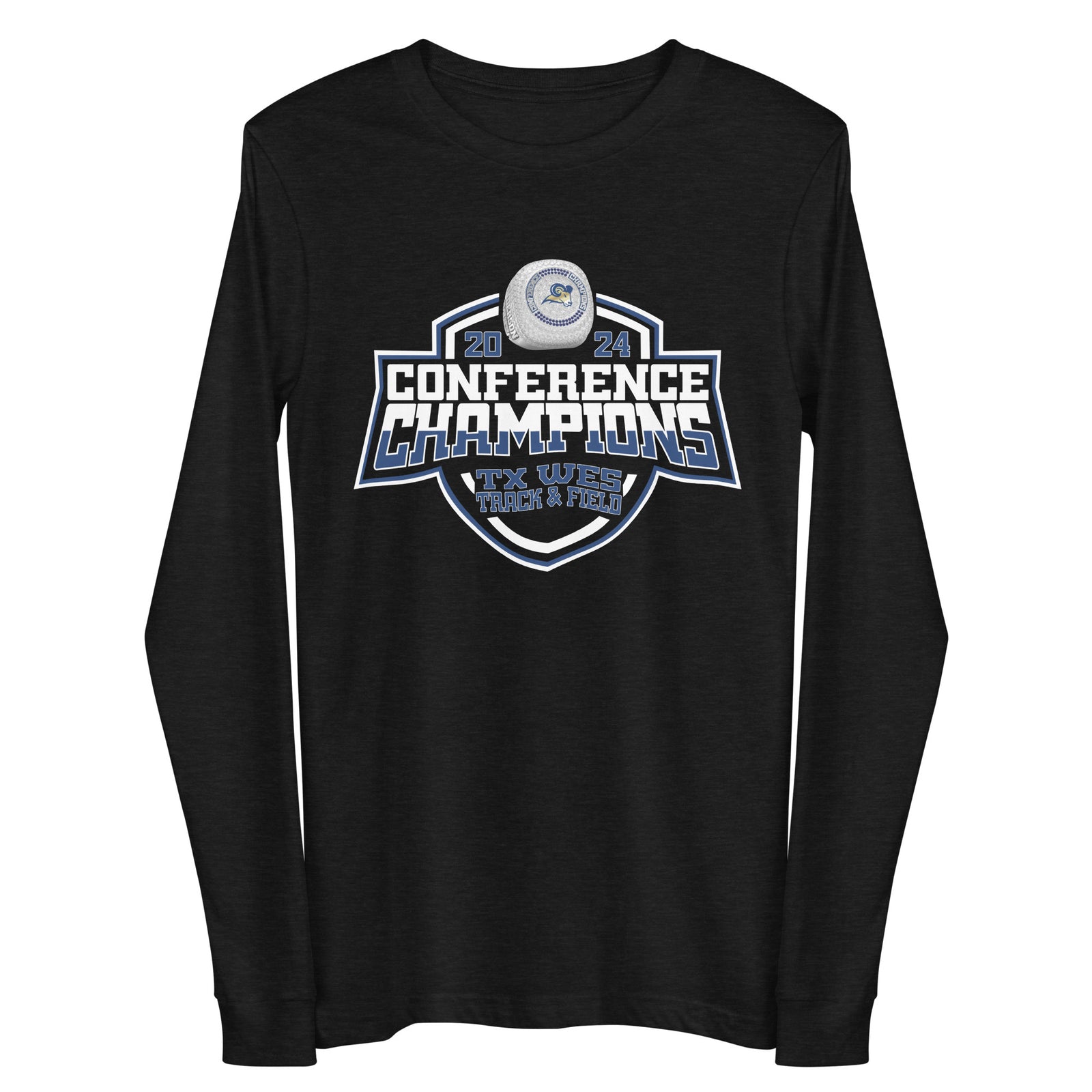 Texas Wesleyan University Track & Field -Coed 2024 Unisex Long Sleeve Tee
