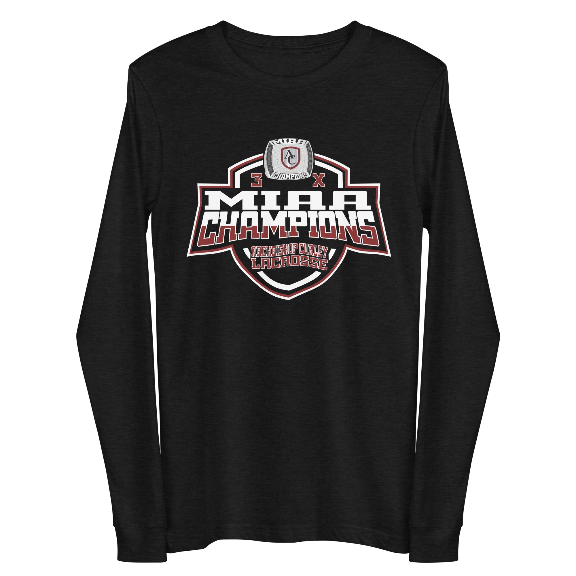 Archbishop Curley High School Lacrosse -Men's 2024 Unisex Long Sleeve Tee