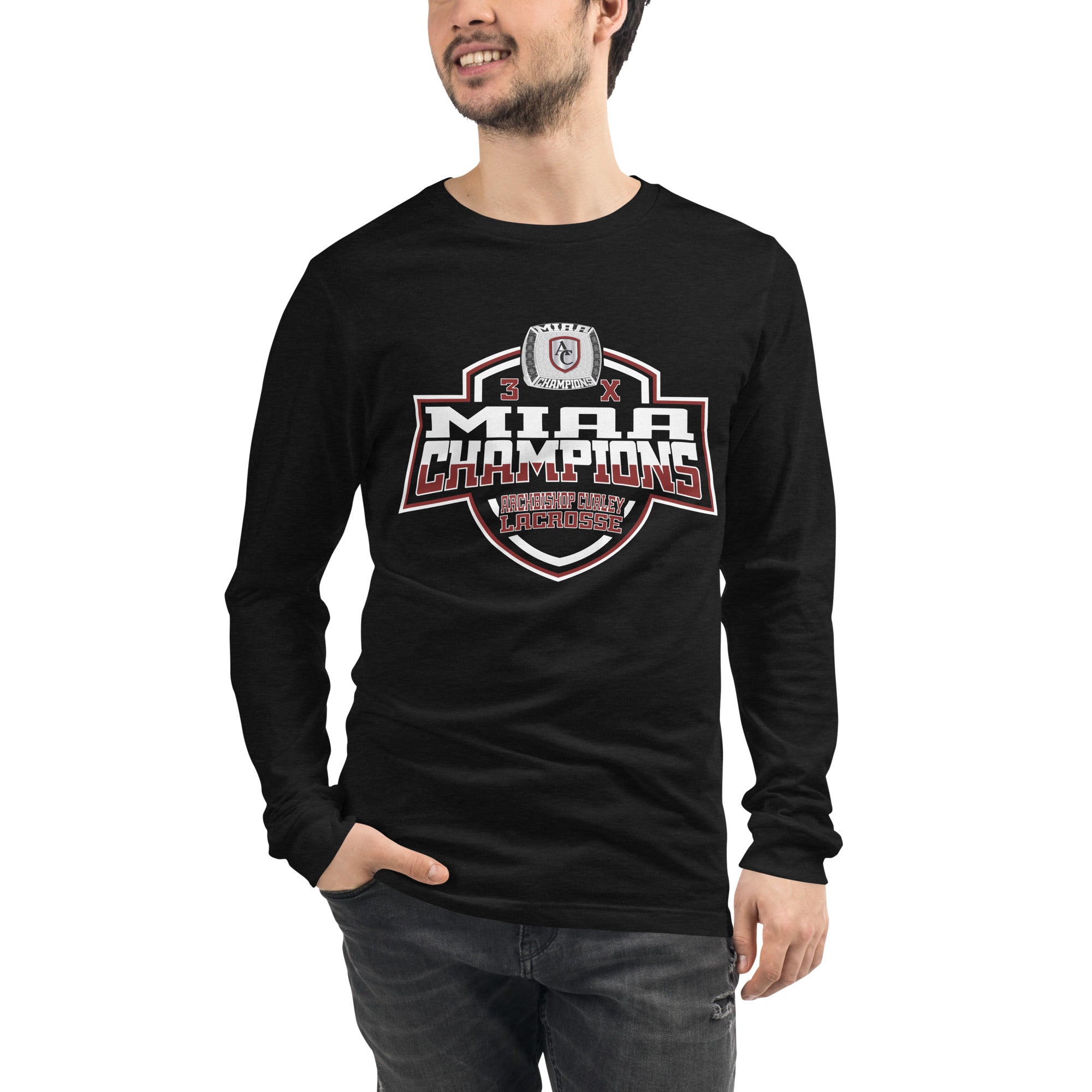 Archbishop Curley High School Lacrosse -Men's 2024 Unisex Long Sleeve Tee