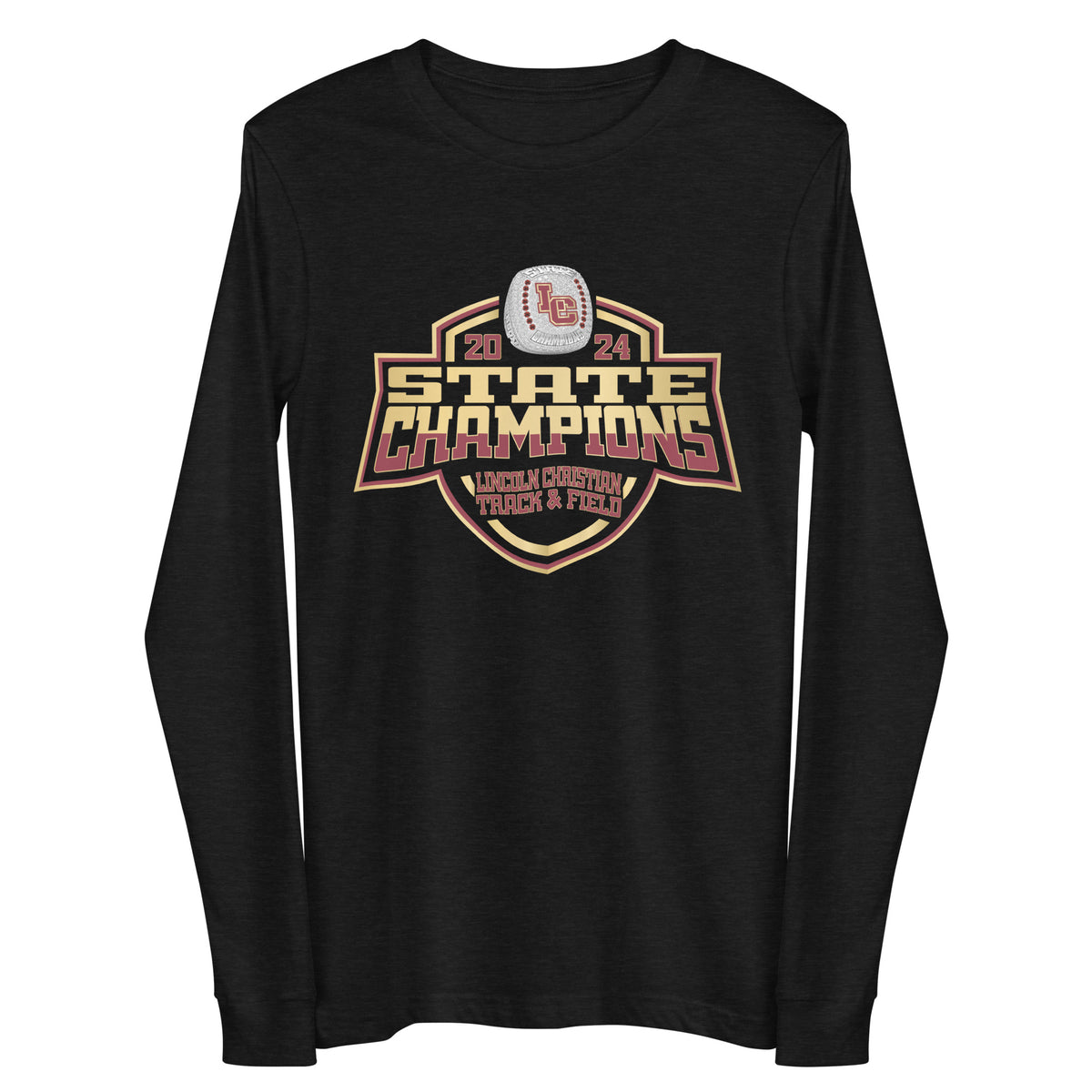 Lincoln Christian High School Track &amp; Field -Women's 2024 Unisex Long Sleeve Tee