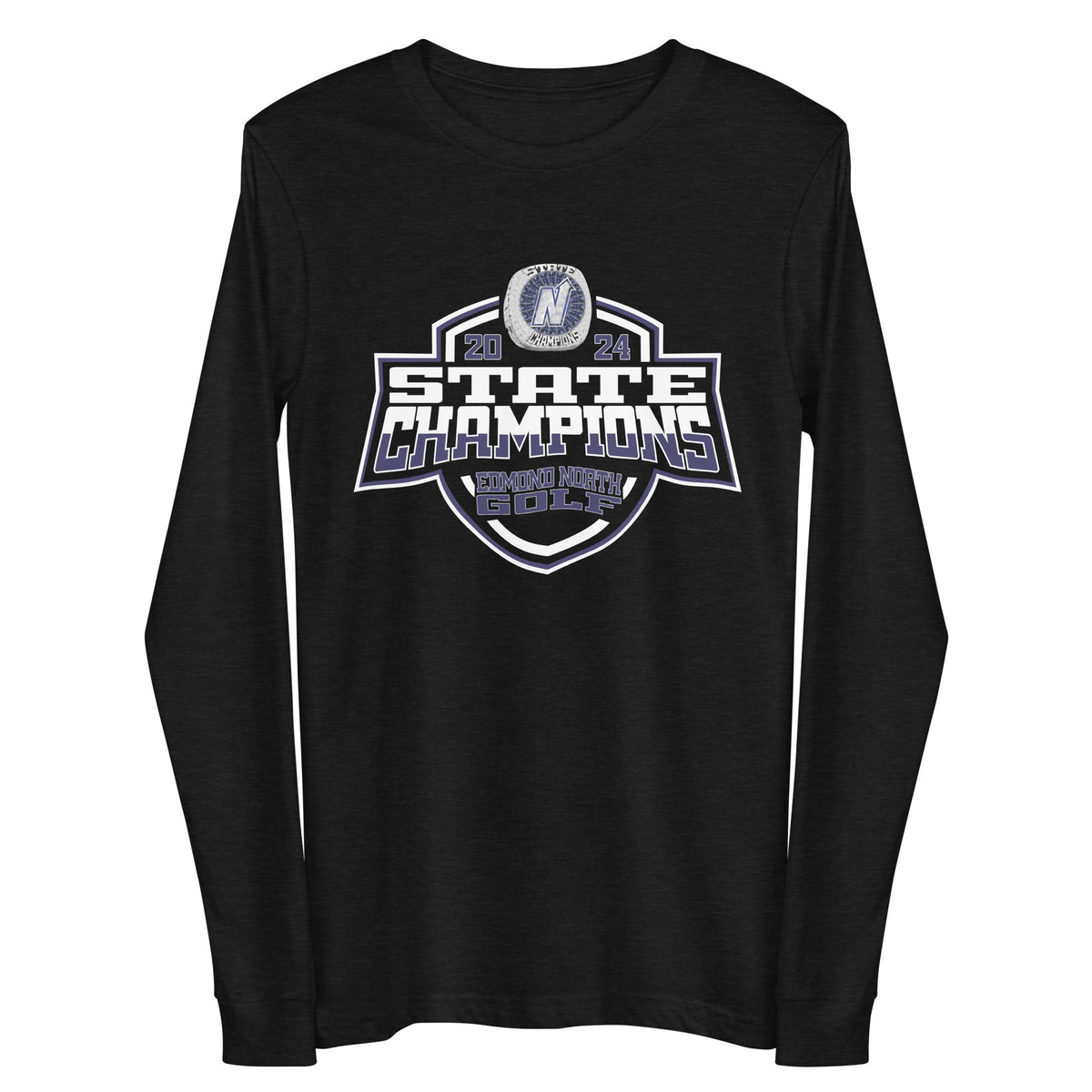 Edmond North High School Golf -Men's 2024 Unisex Long Sleeve Tee