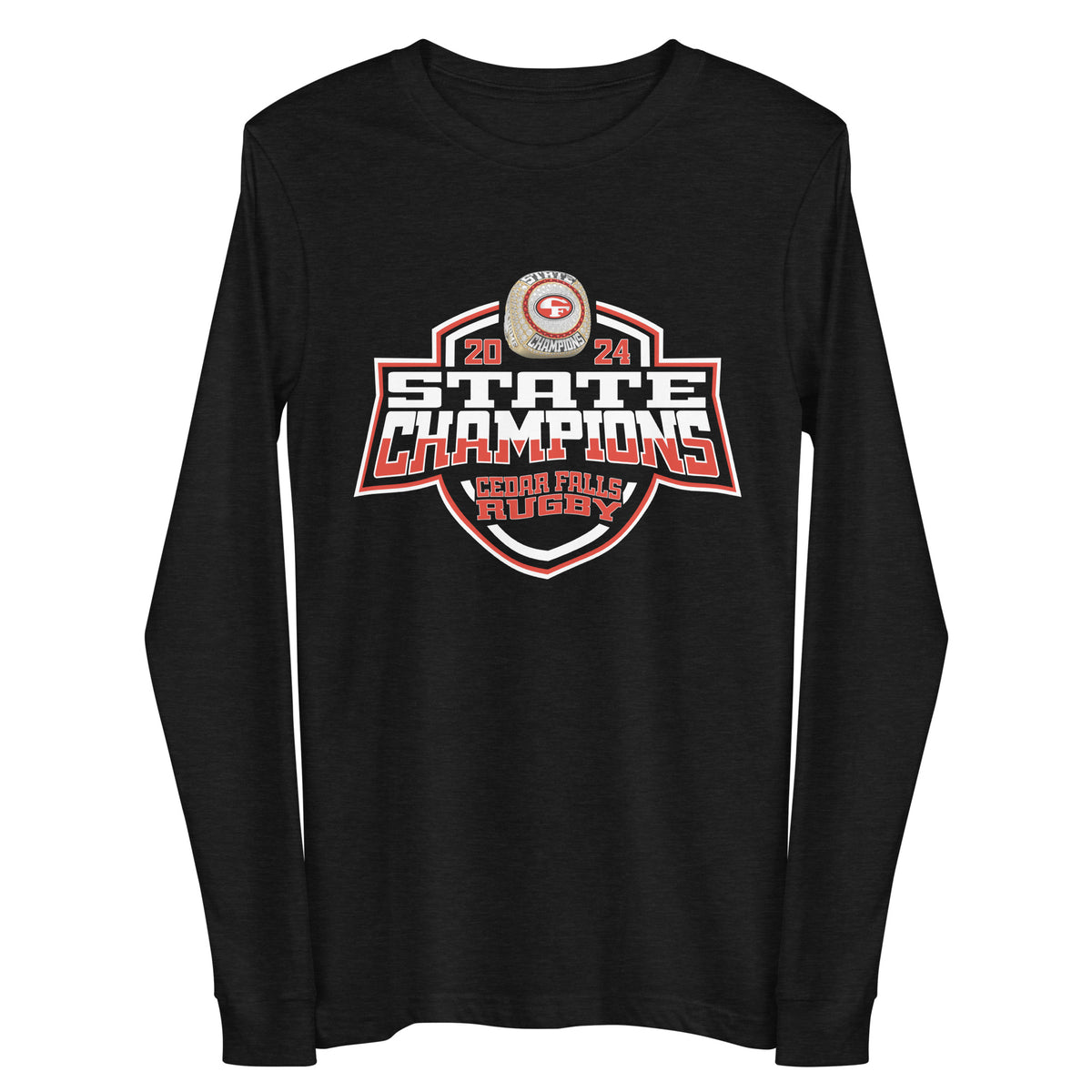 Cedar Falls High School Rugby 2024 Unisex Long Sleeve Tee