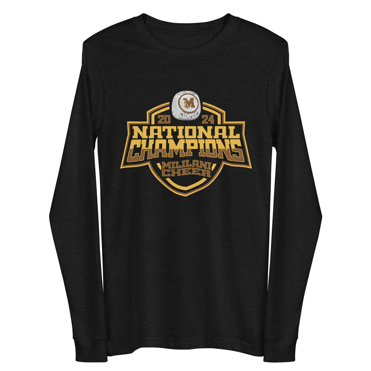Mililani High School Cheer 2024 Unisex Long Sleeve Tee