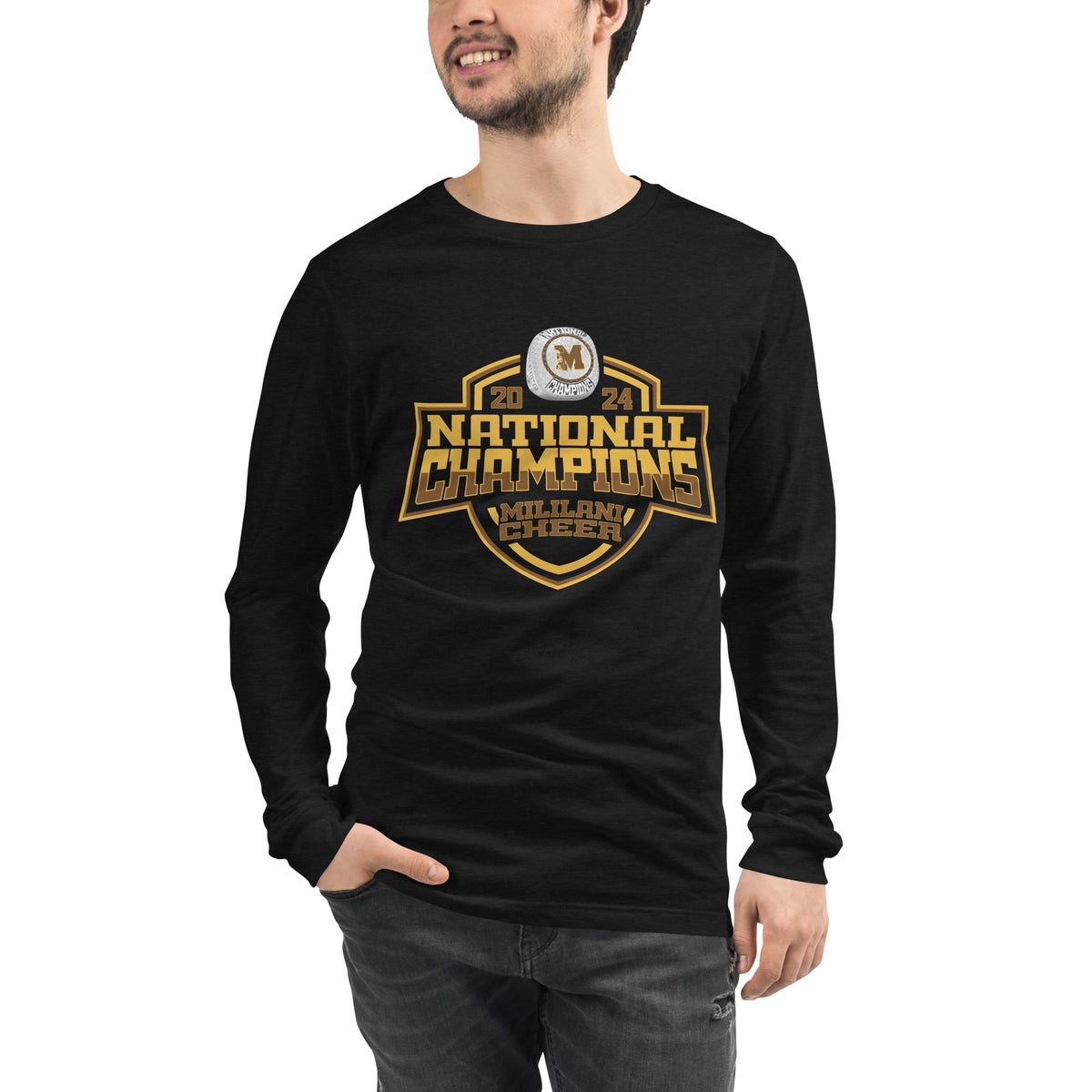Mililani High School Cheer 2024 Unisex Long Sleeve Tee