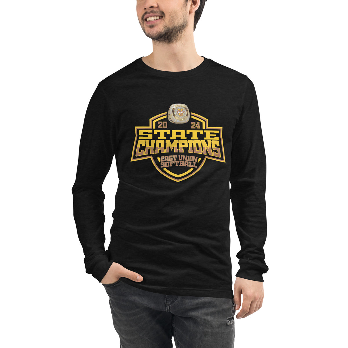 East Union Attendance Center (High School) Softball - Women's 2024 Unisex Long Sleeve Tee