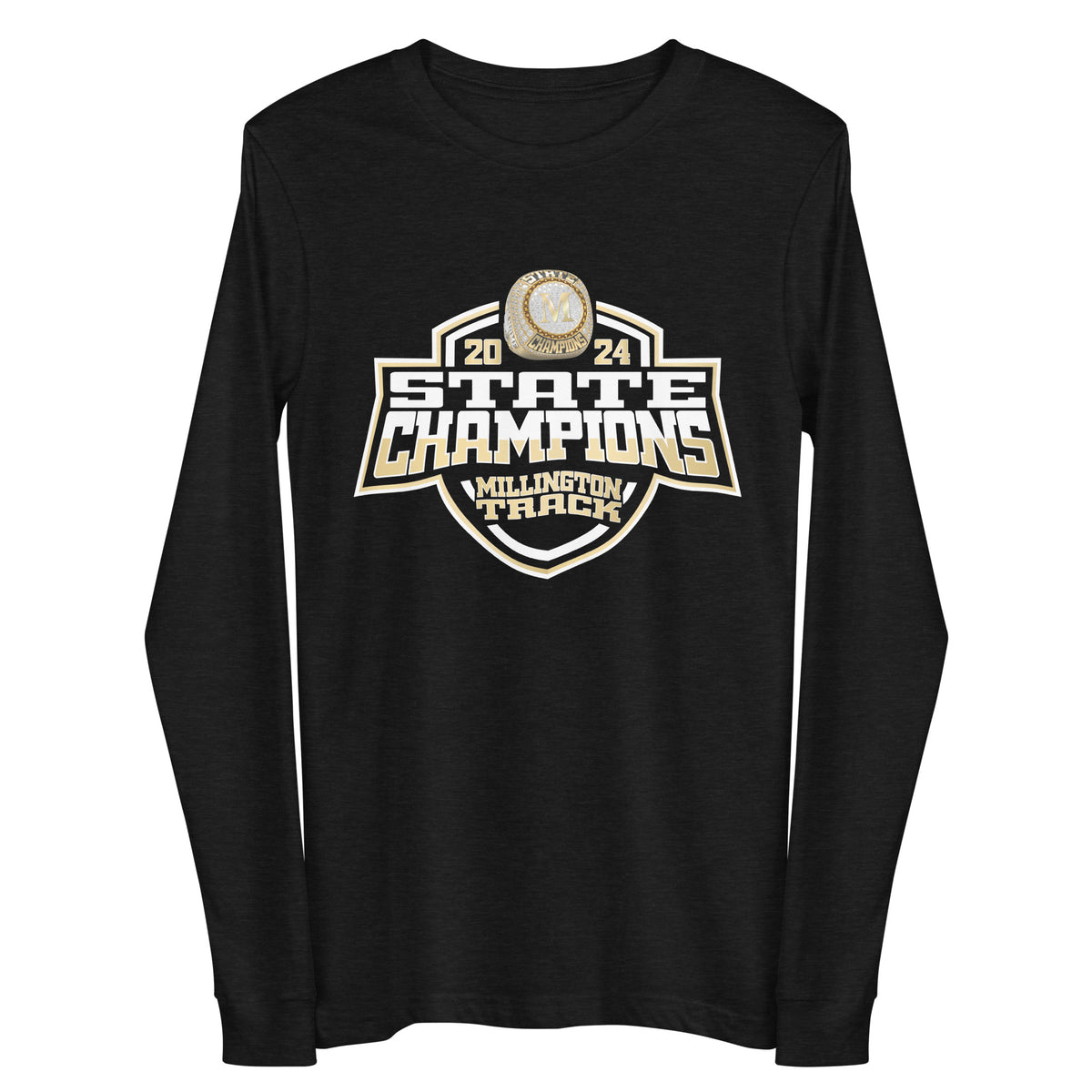 Millington Central Middle High School Track &amp; Field -Coed 2024 Unisex Long Sleeve Tee