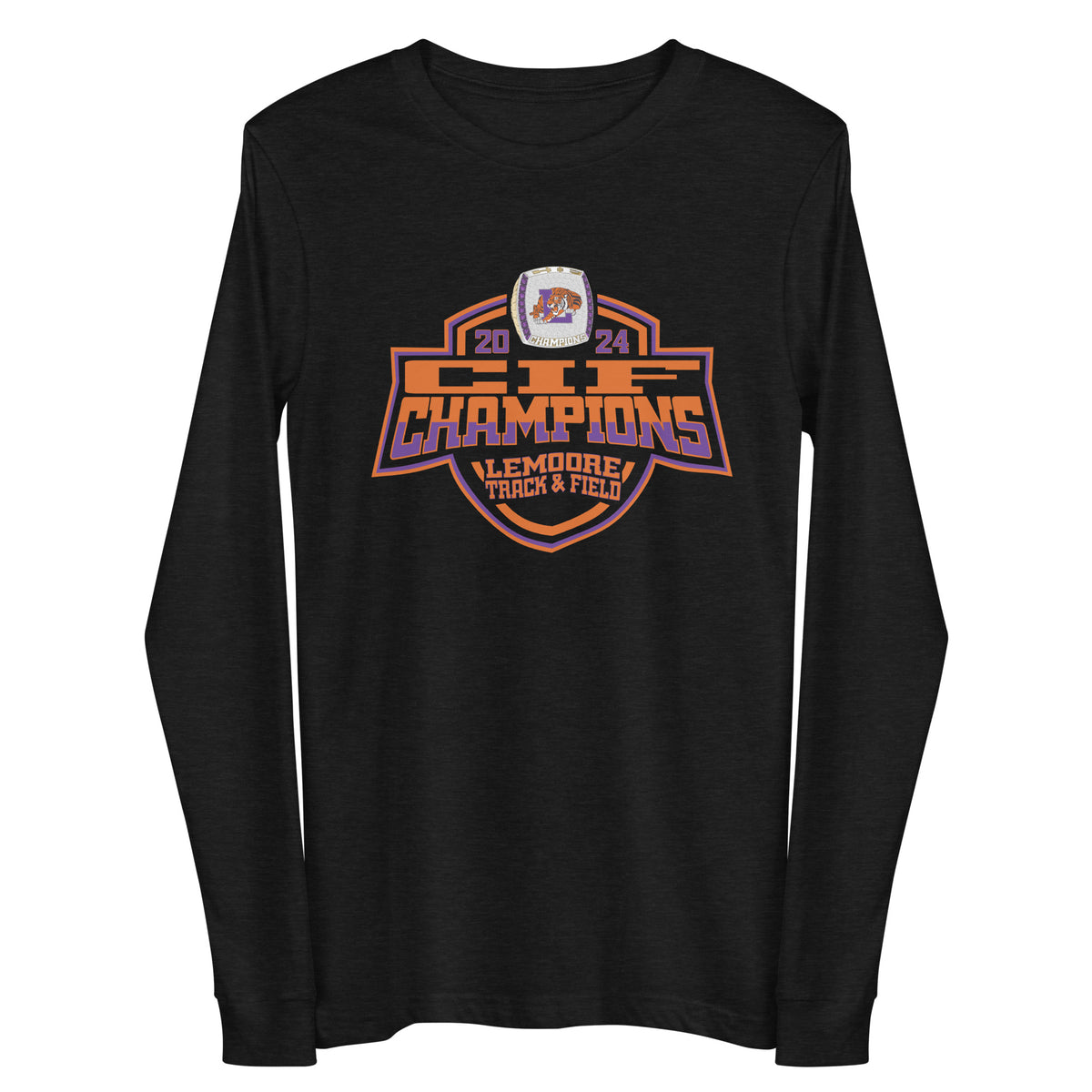 Lemoore Union High School Track &amp; Field -Coed 2024 Unisex Long Sleeve Tee