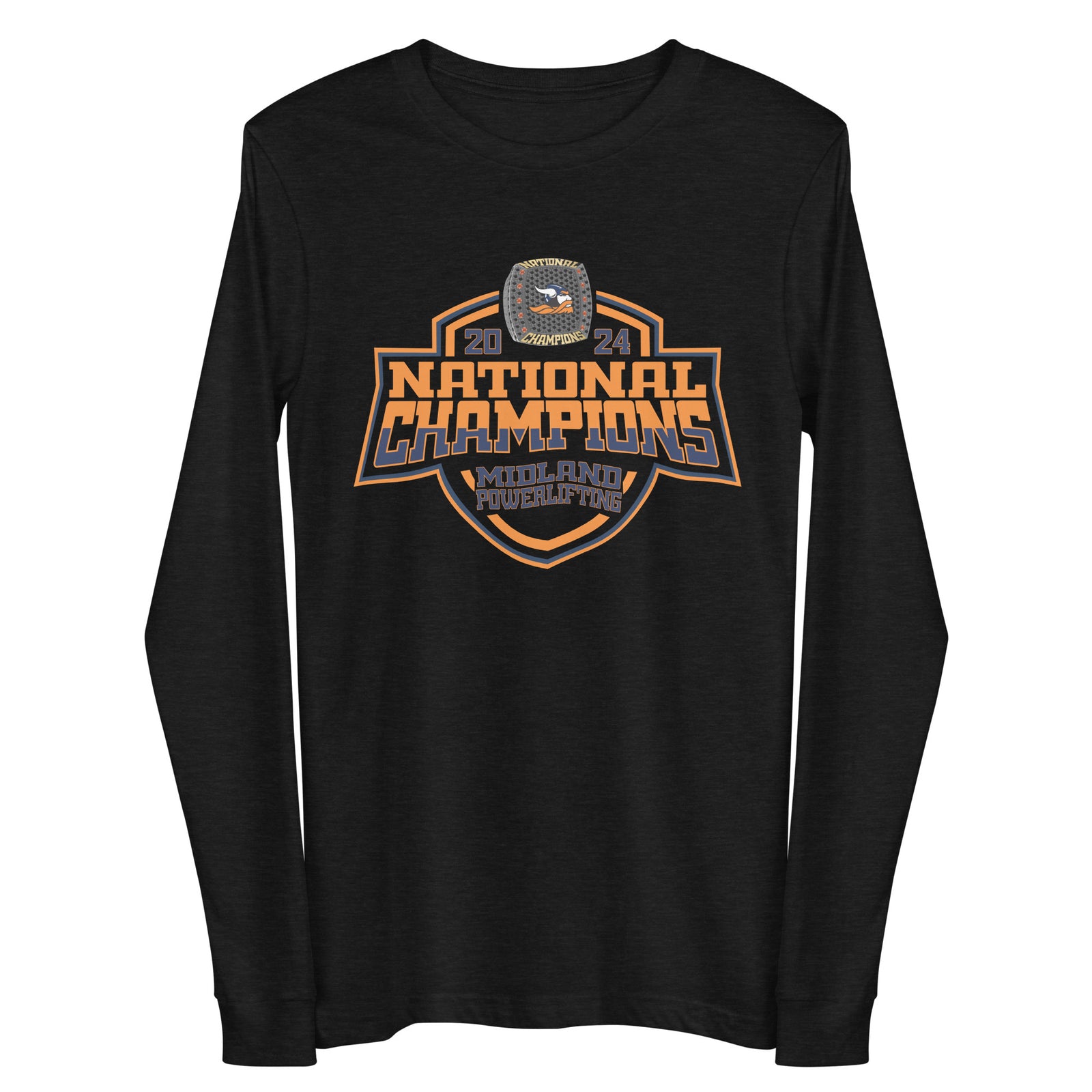Midland University Powerlifting 2024 Unisex Long Sleeve Tee
