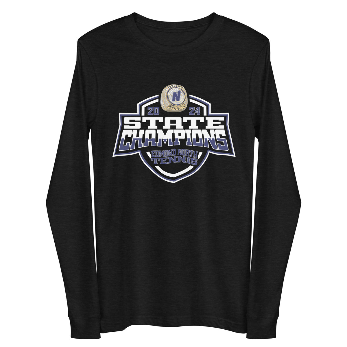 Edmond North High School Tennis -Men's 2024 Unisex Long Sleeve Tee