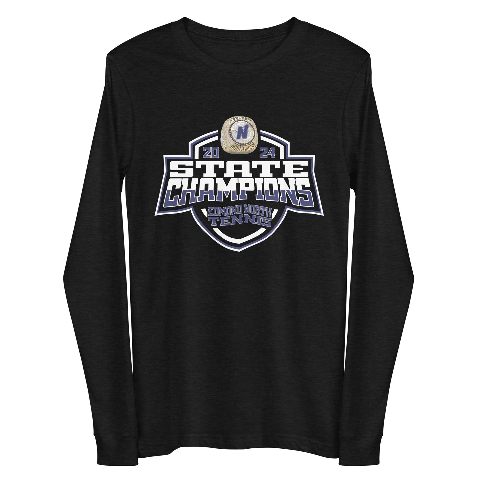 Edmond North High School Tennis -Men's 2024 Unisex Long Sleeve Tee
