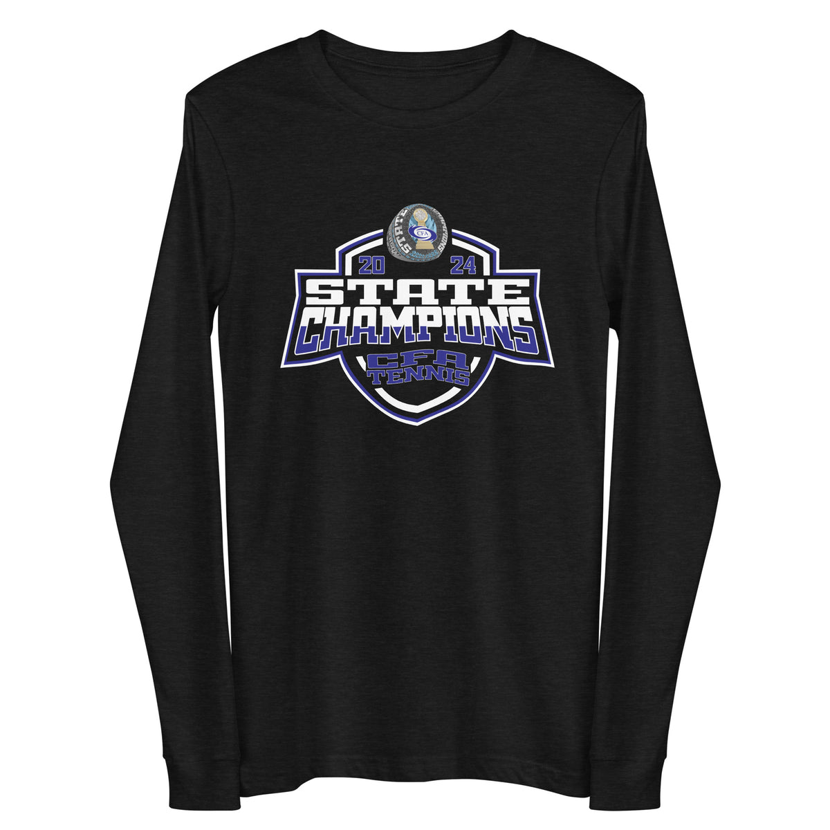 Cape Fear Academy Tennis -Men's 2024 Unisex Long Sleeve Tee