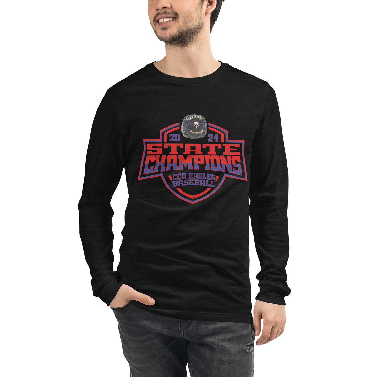 Cornerstone Christian Academy Baseball 2024 Unisex Long Sleeve Tee