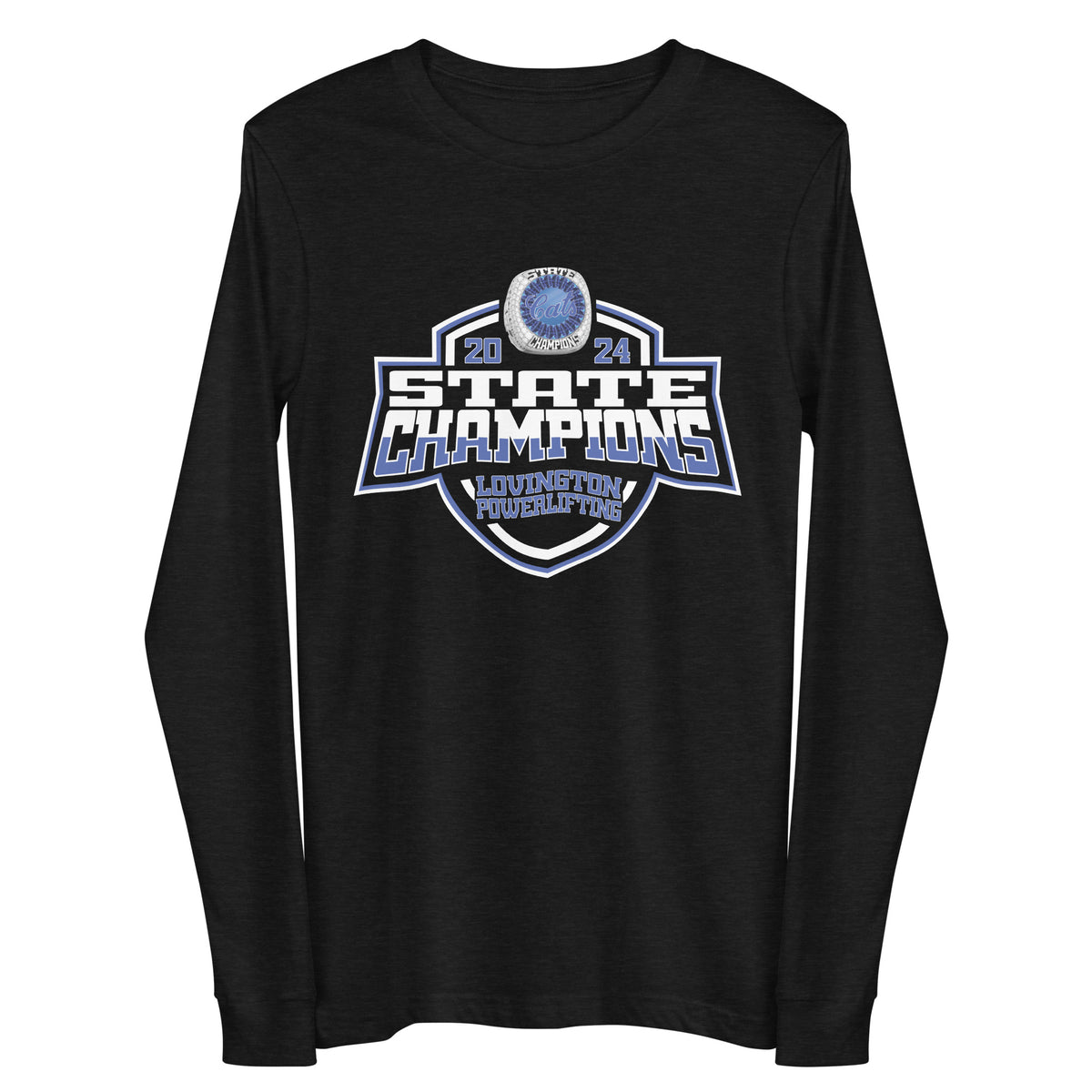 Lovington High School Powerlifting 2024 Unisex Long Sleeve Tee