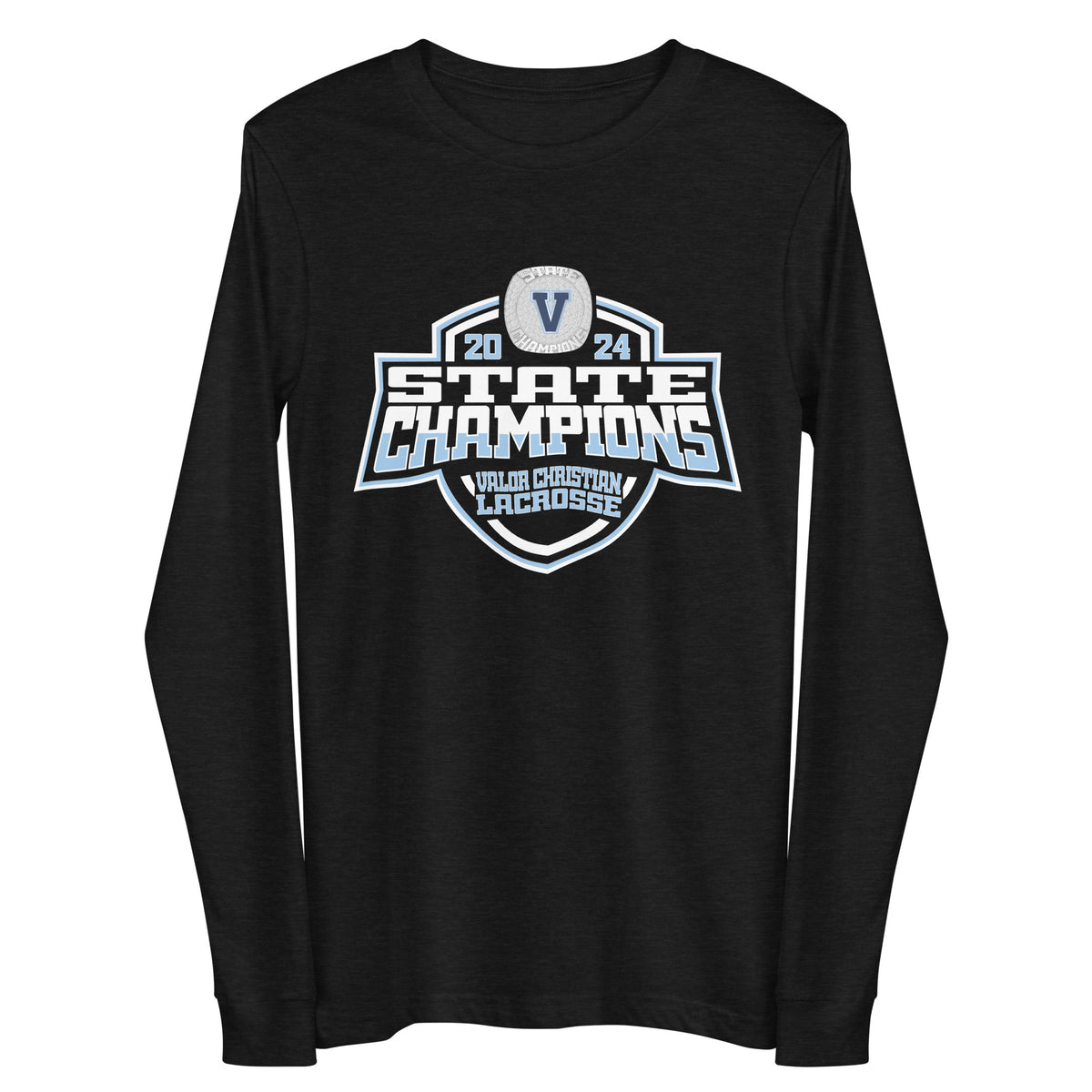 Valor Christian High School Lacrosse -Men's 2024 Unisex Long Sleeve Tee