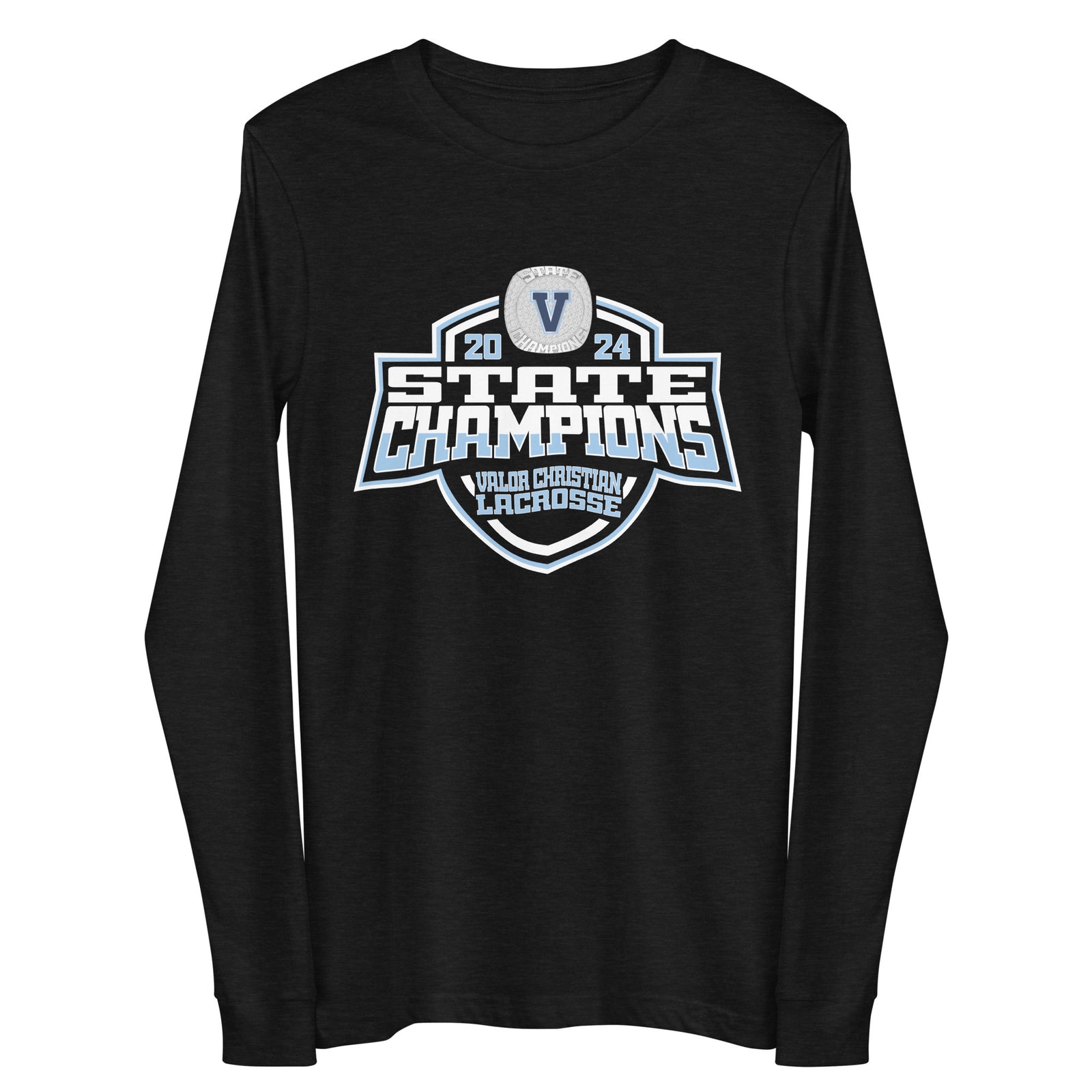Valor Christian High School Lacrosse -Men's 2024 Unisex Long Sleeve Tee